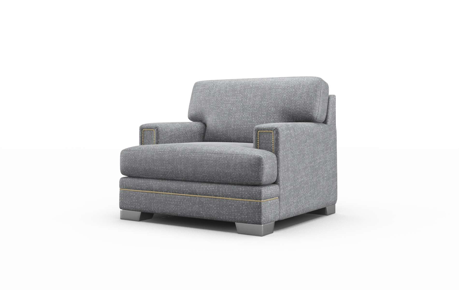 Barcelona Notion Graphite Chair metal legs 4