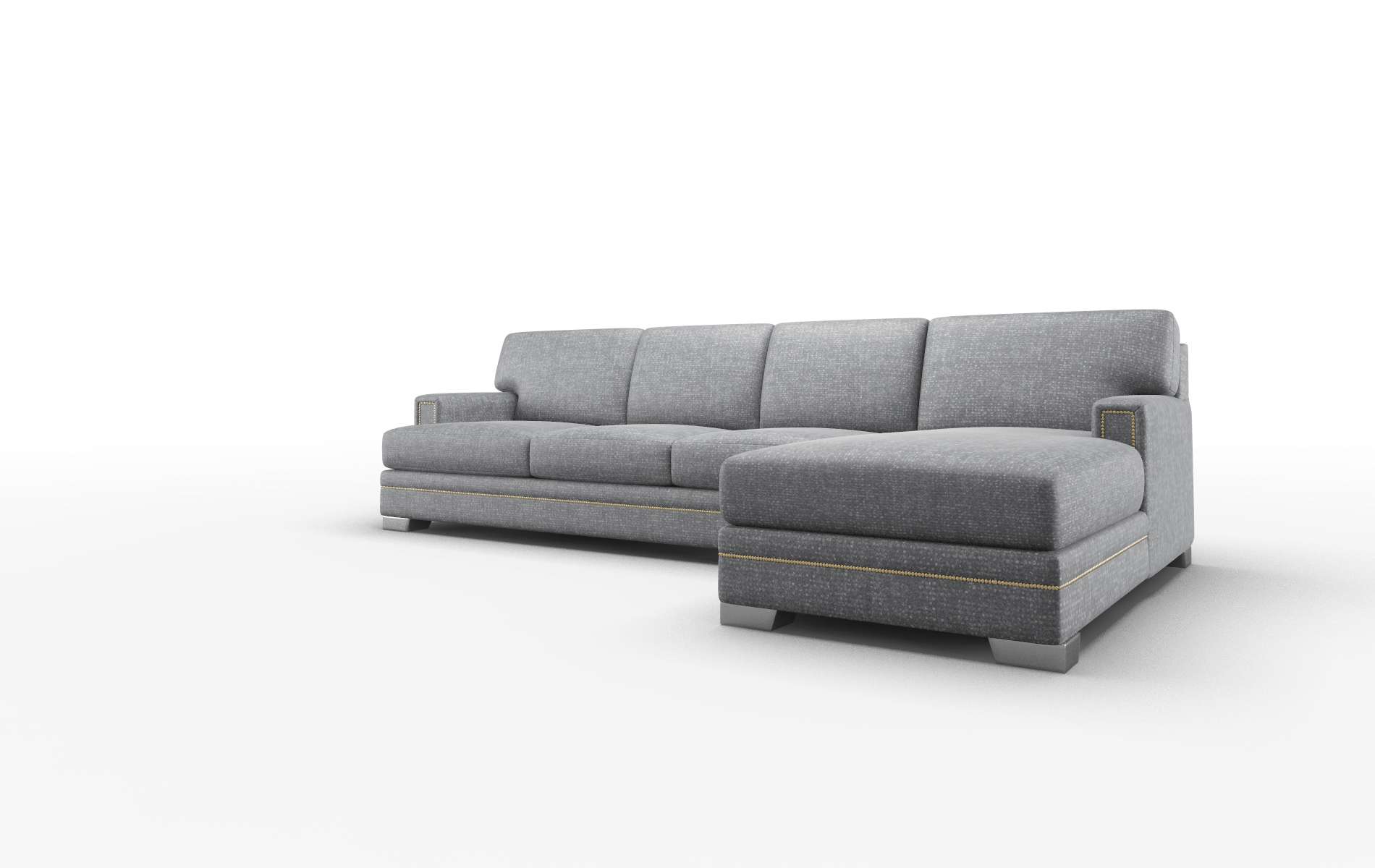 Barcelona Notion Graphite Panel metal legs 4