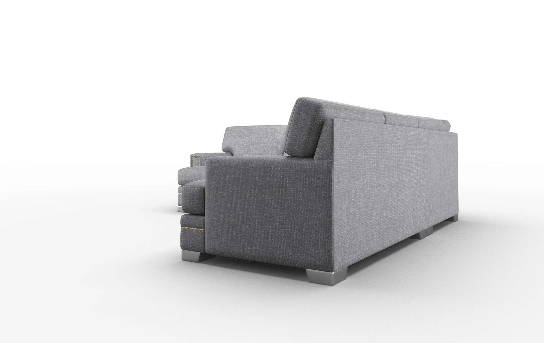 Barcelona Notion Graphite Sectional metal legs 4