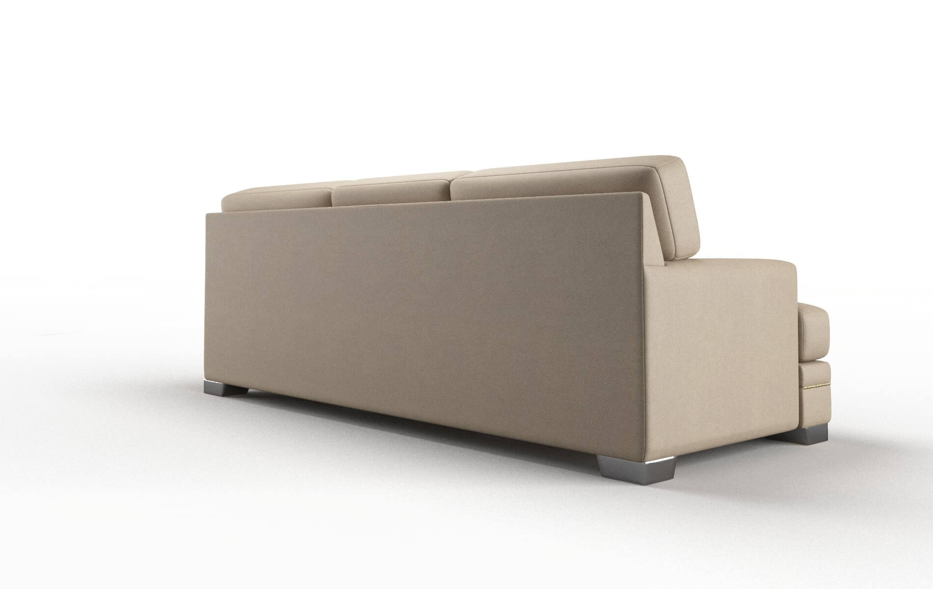 Barcelona Oakley Taupe Sofa metal legs 5