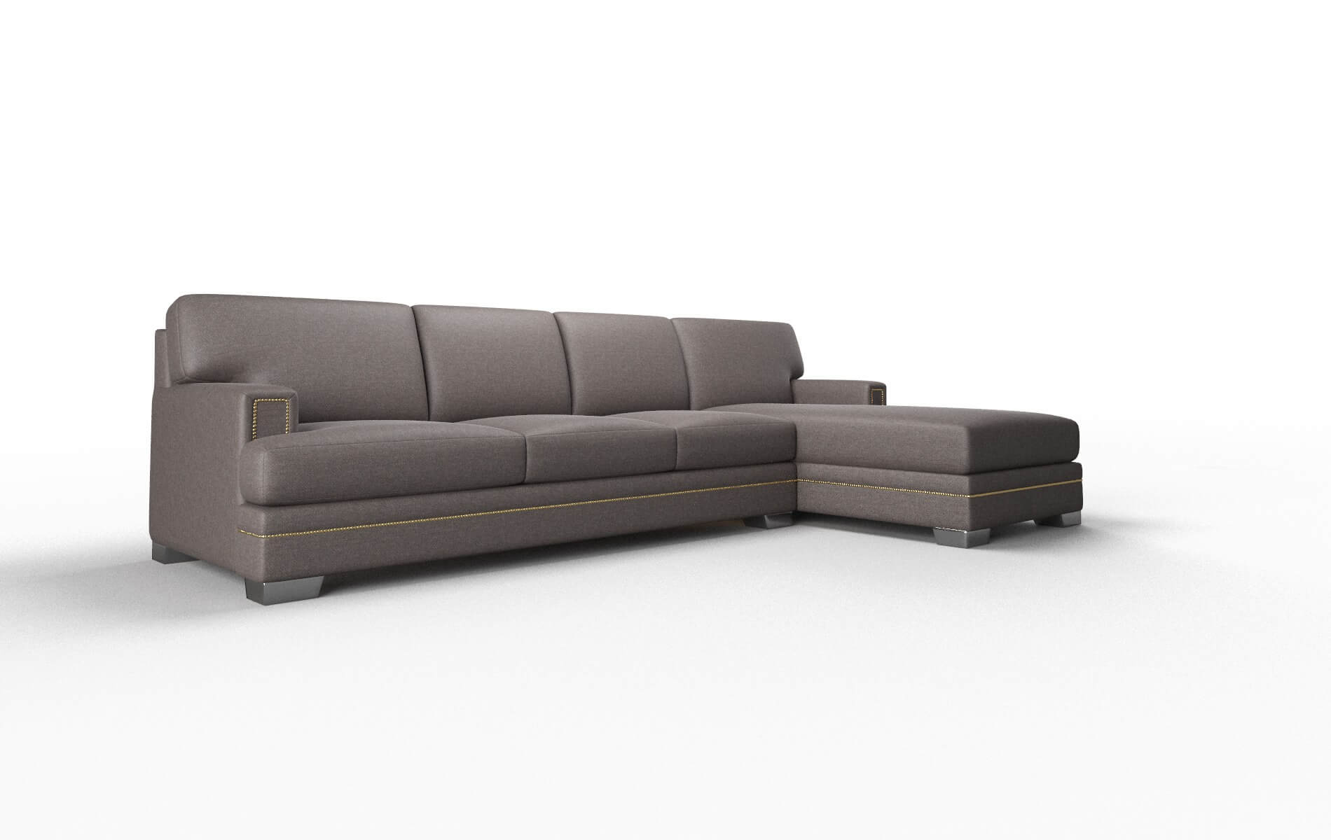 Barcelona Oscar Chocolate Panel metal legs 2