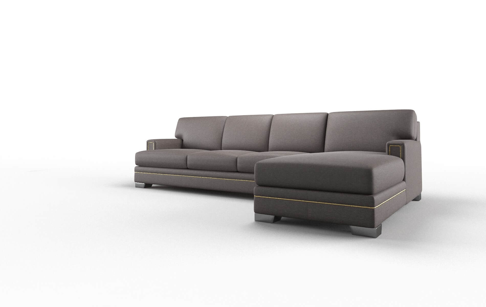 Barcelona Oscar Chocolate Panel metal legs 4