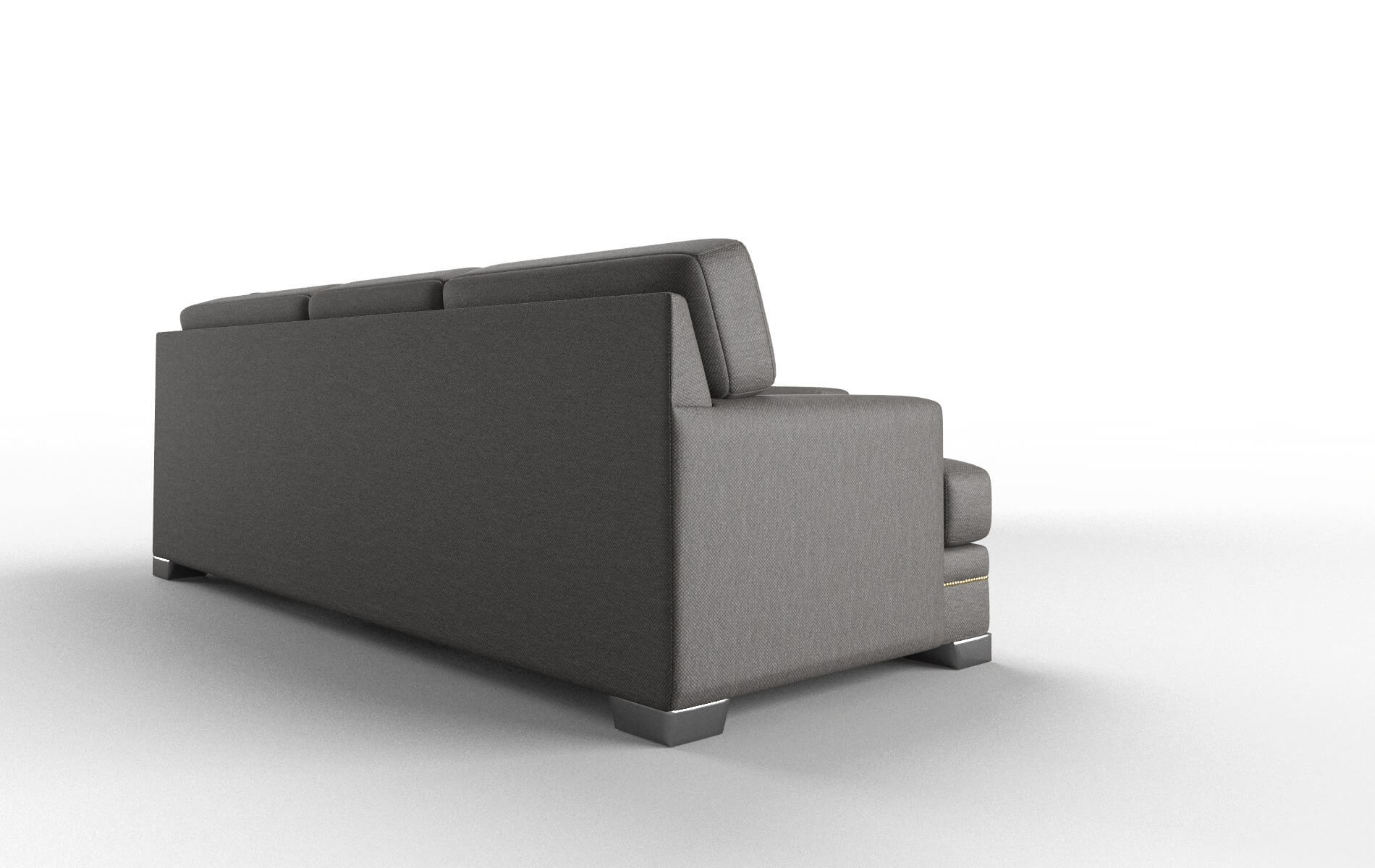 Barcelona Oscar Grey Sectional metal legs 3