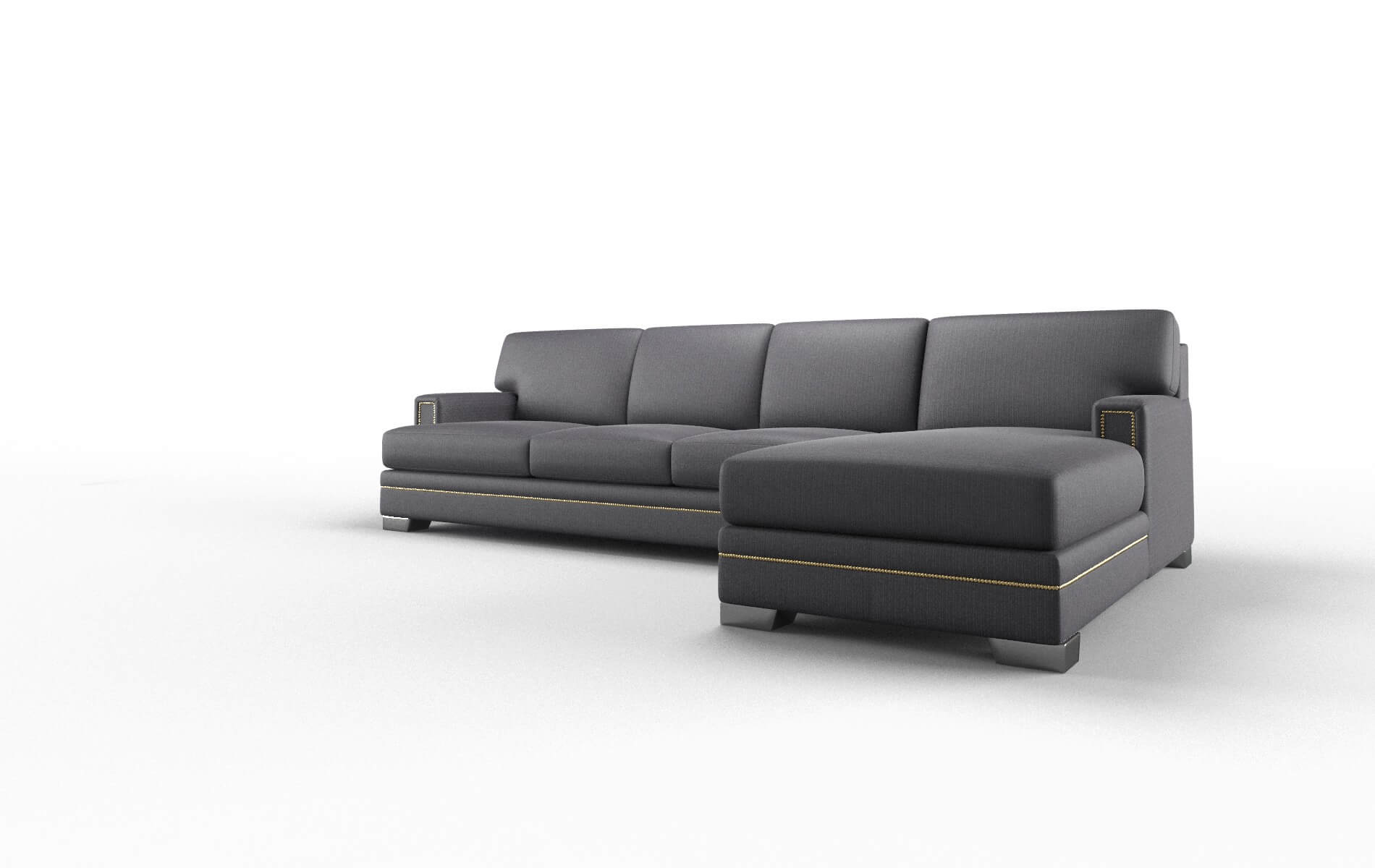 Barcelona Parker Charcoal Panel metal legs 4