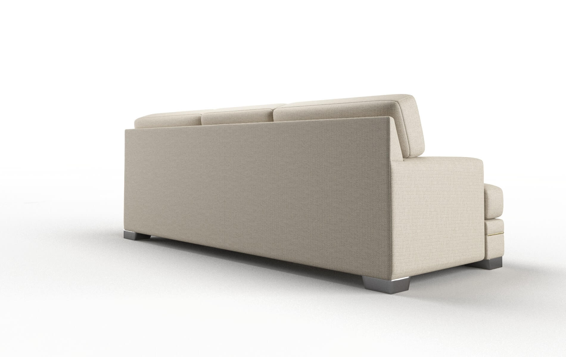 Barcelona Parker Linen Sofa metal legs 5