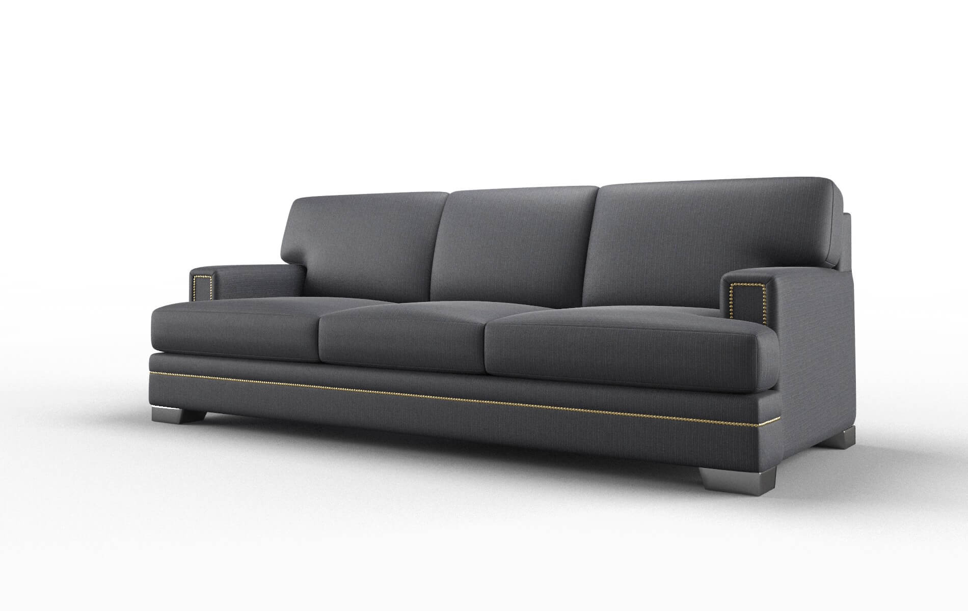 Barcelona Parker Midnight Sofa metal legs 4