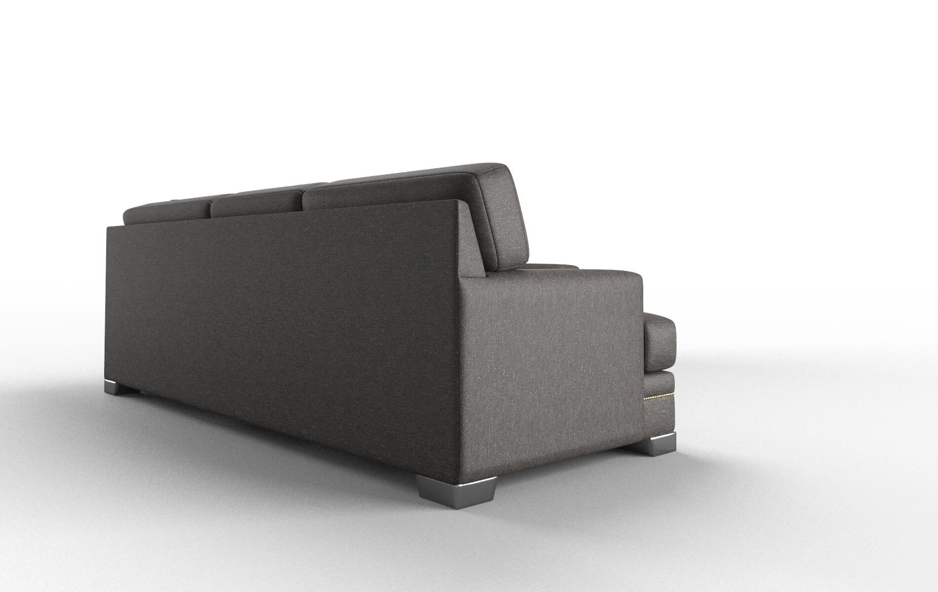 Barcelona Phoenix Chocolate Sectional metal legs 3