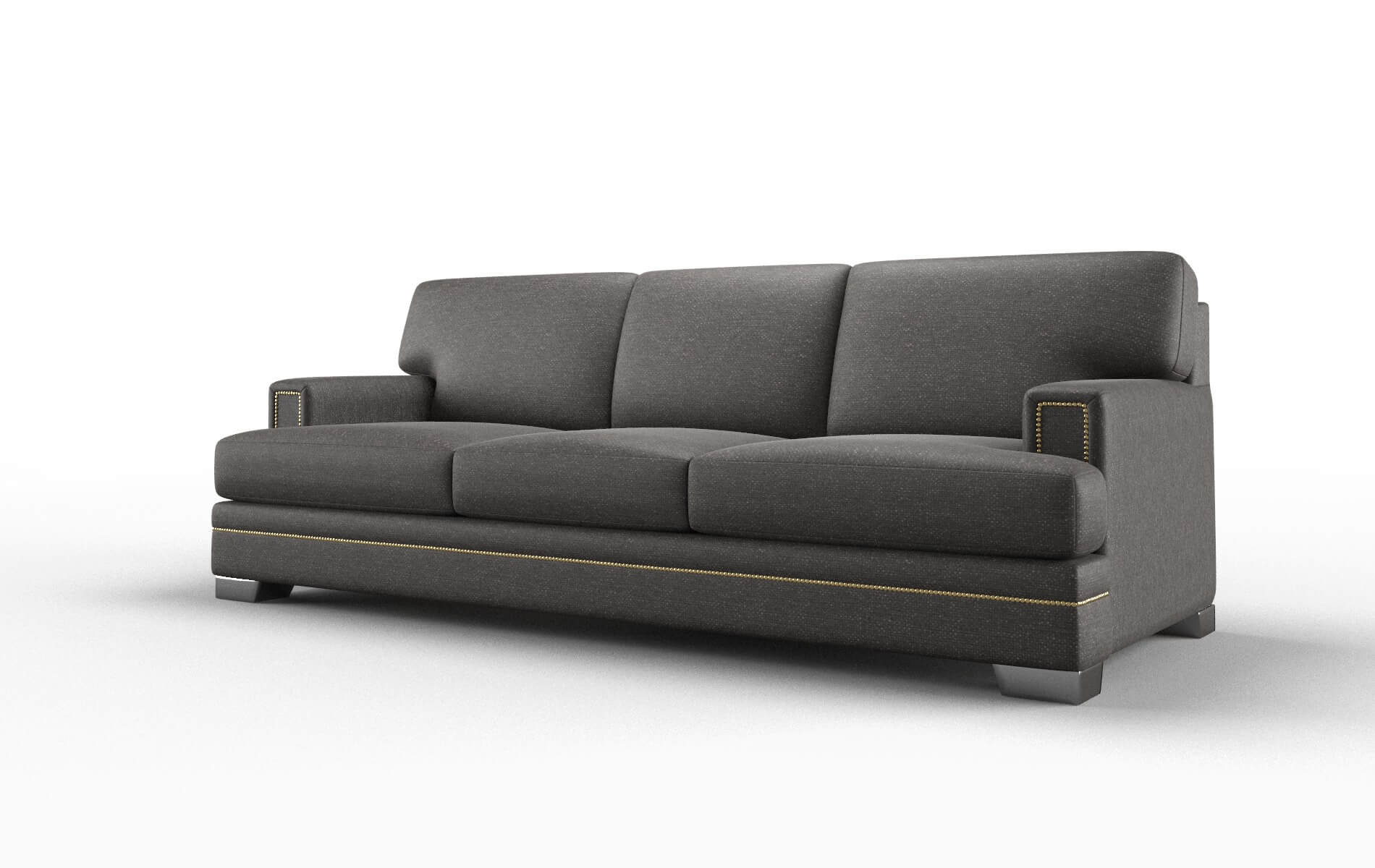 Barcelona Phoenix Chocolate Sofa metal legs 4