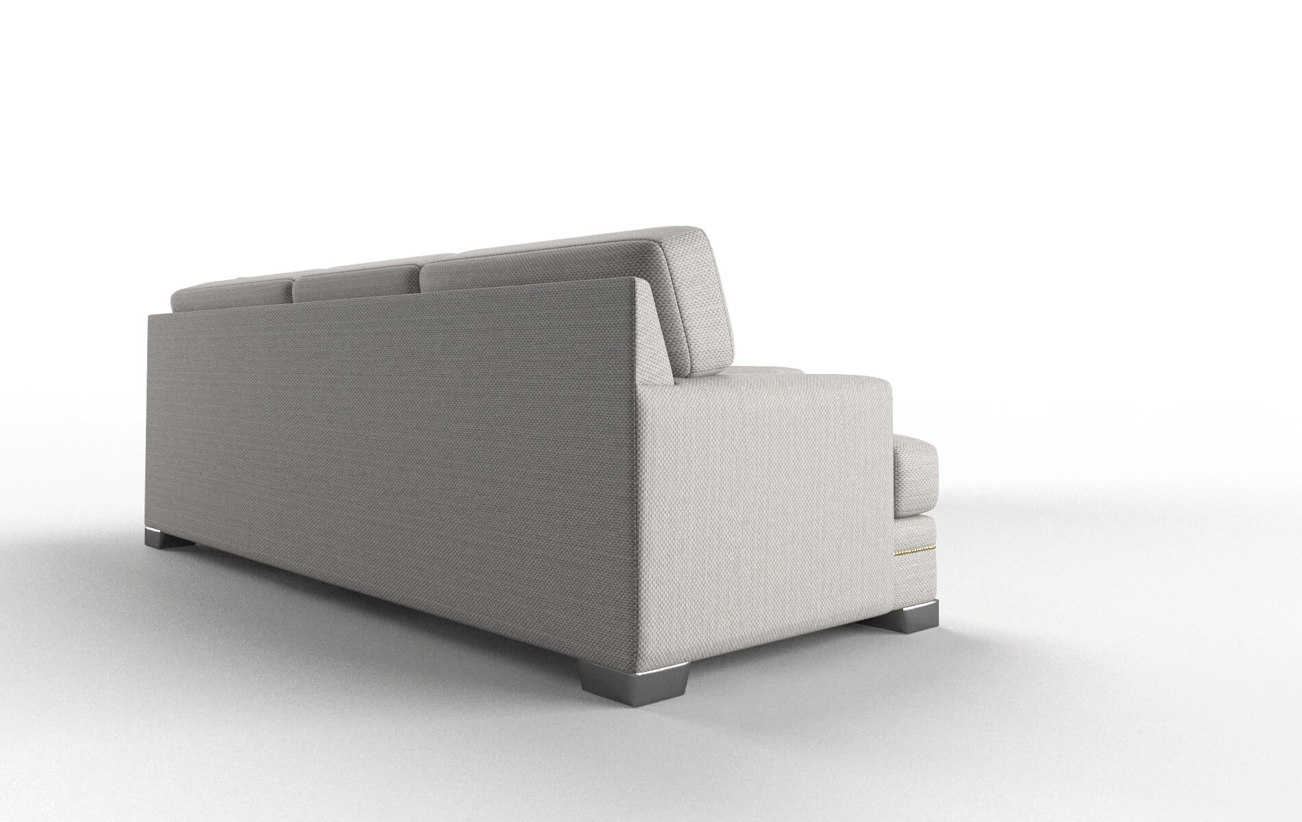 Barcelona Phoenix Silver Sectional metal legs 3