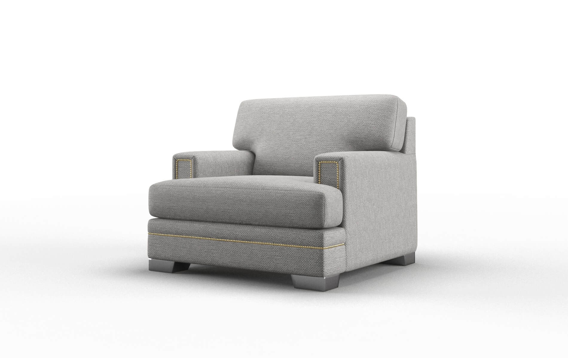 Barcelona Phoenix Smoke Chair metal legs 4