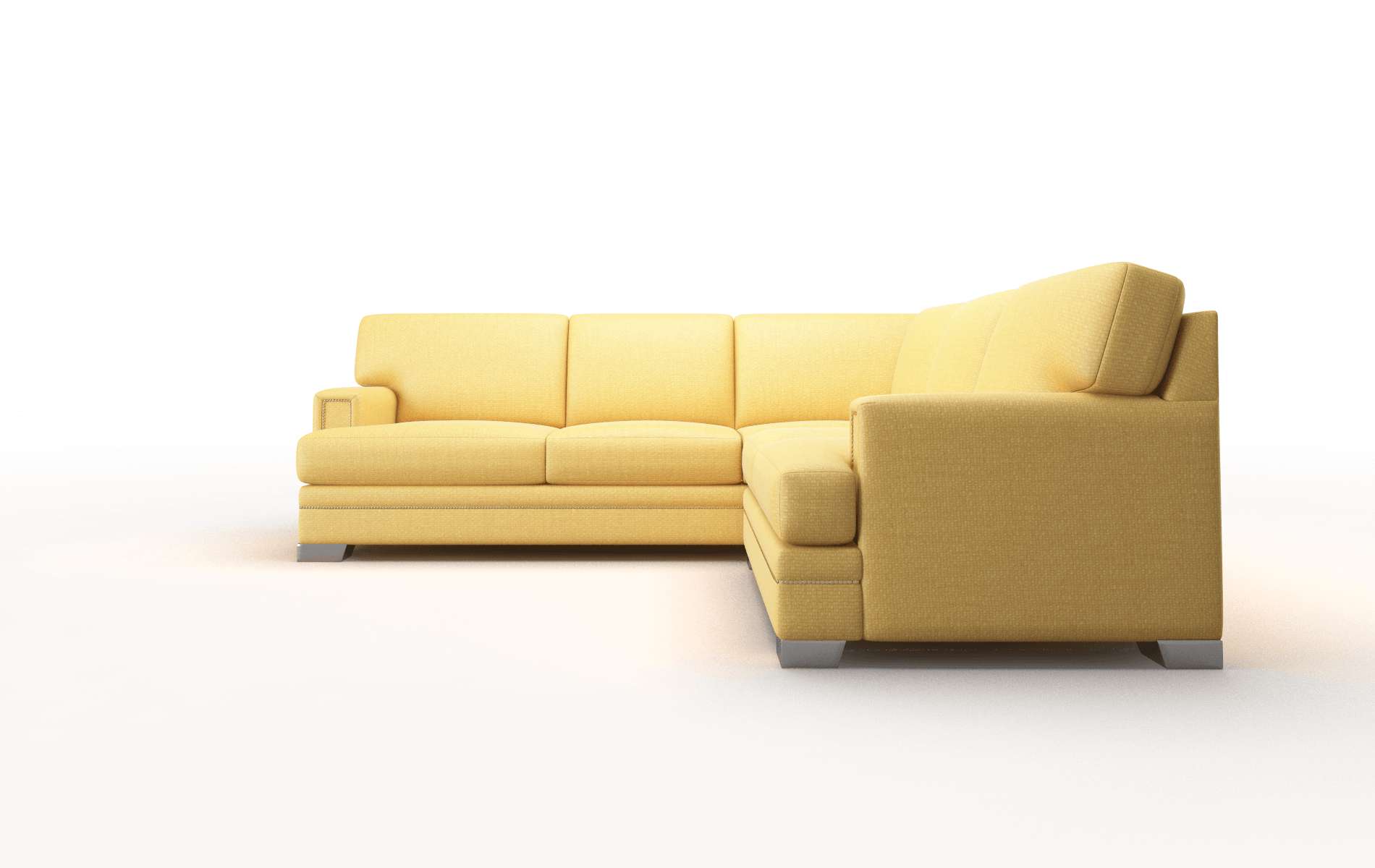 Barcelona Portland Dijon Sectional metal legs 5