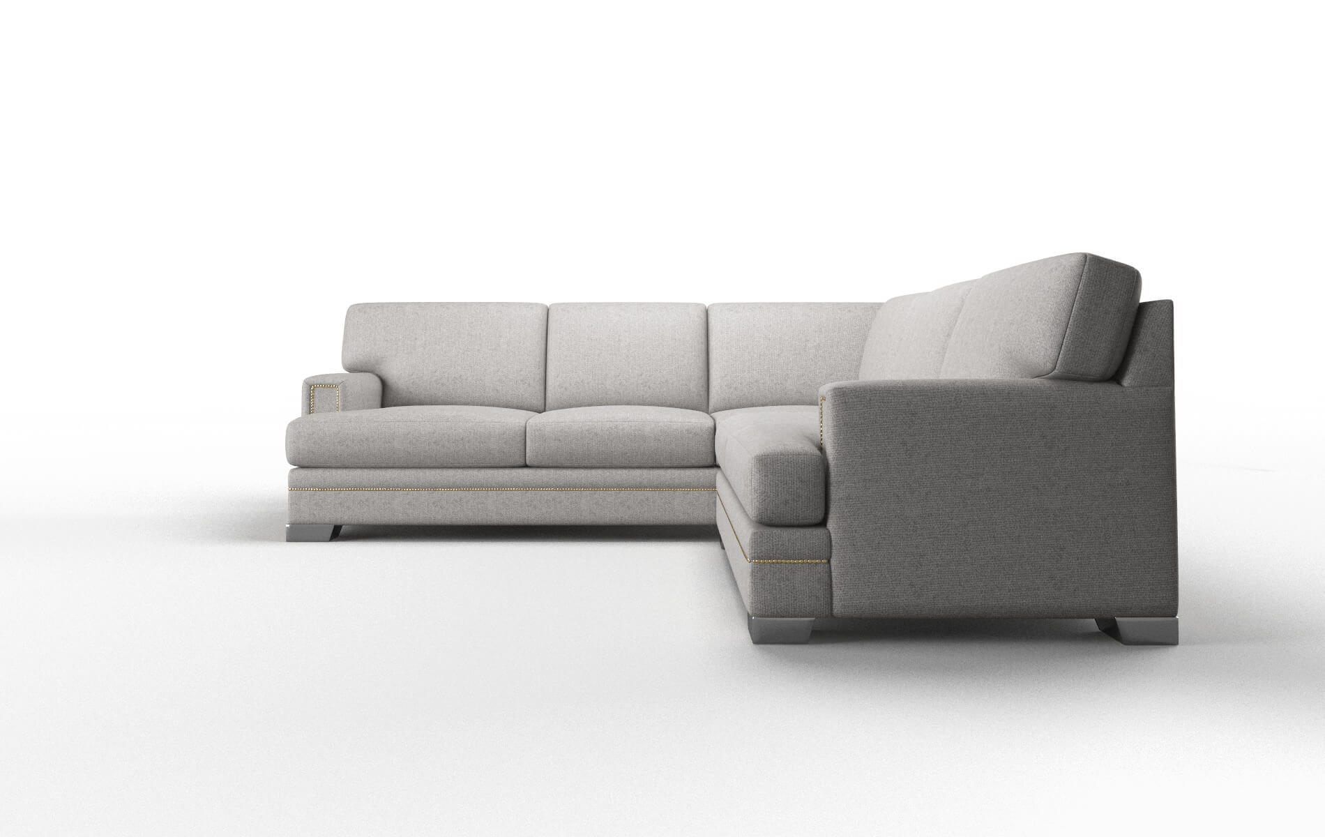 Barcelona Prime Ash Sectional metal legs 5