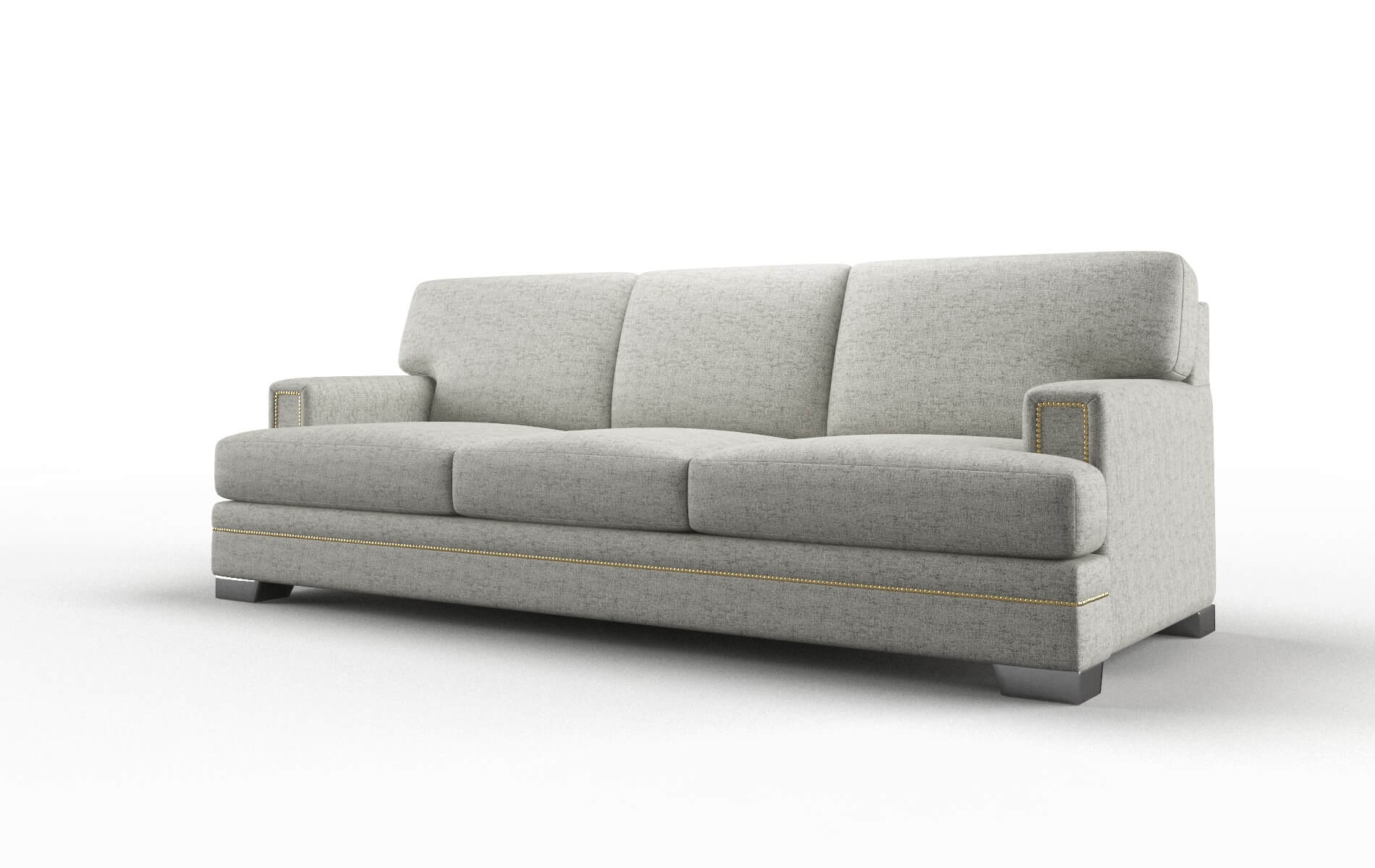 Barcelona Prime Gravel Sofa metal legs 4