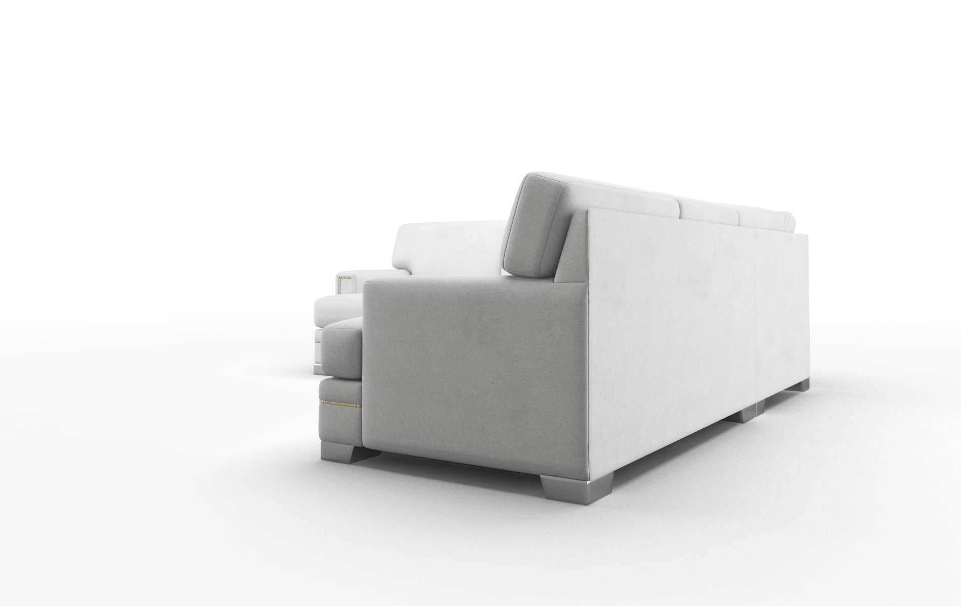 Barcelona Prisma Steam Sectional metal legs 4