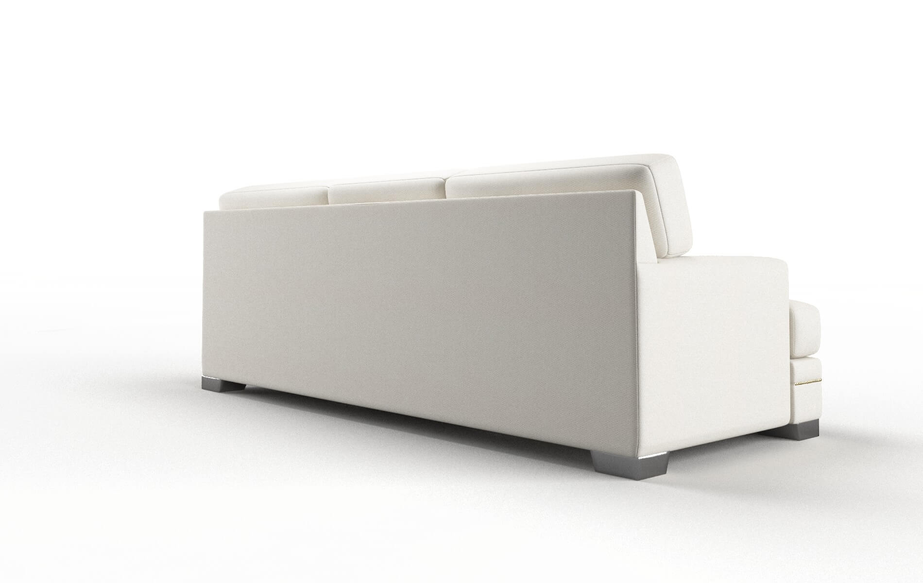 Barcelona R_prize Cream Sofa metal legs 5