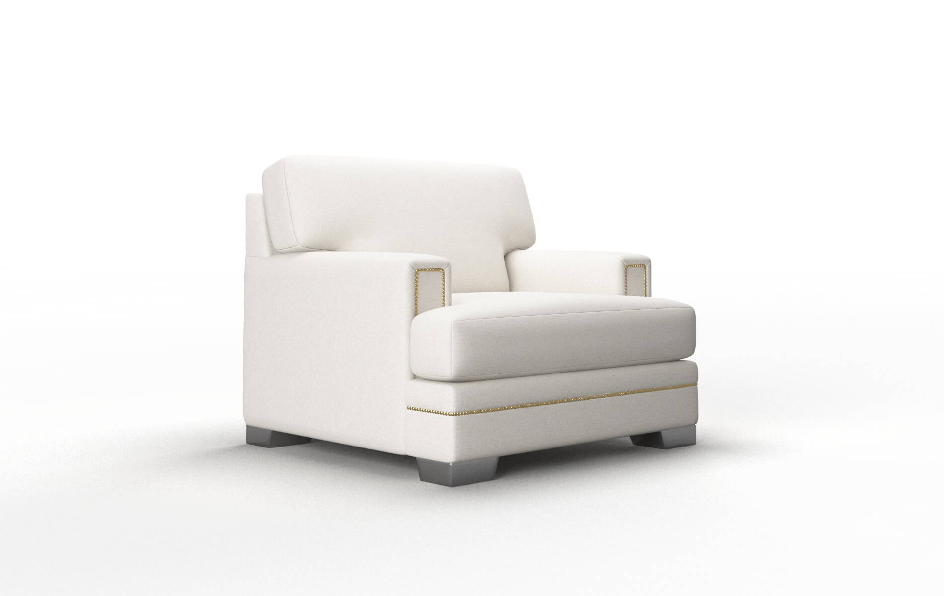 Barcelona Redondo Pearl Chair metal legs 2