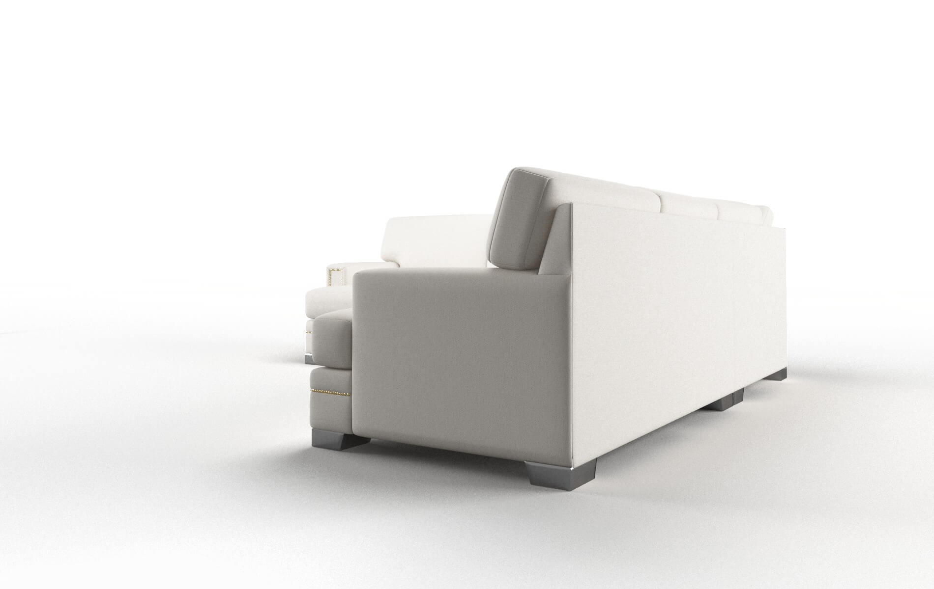 Barcelona Redondo Pearl Sectional metal legs 4