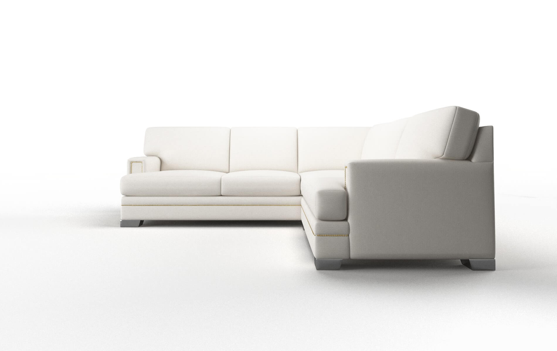 Barcelona Redondo Pearl Sectional metal legs 5