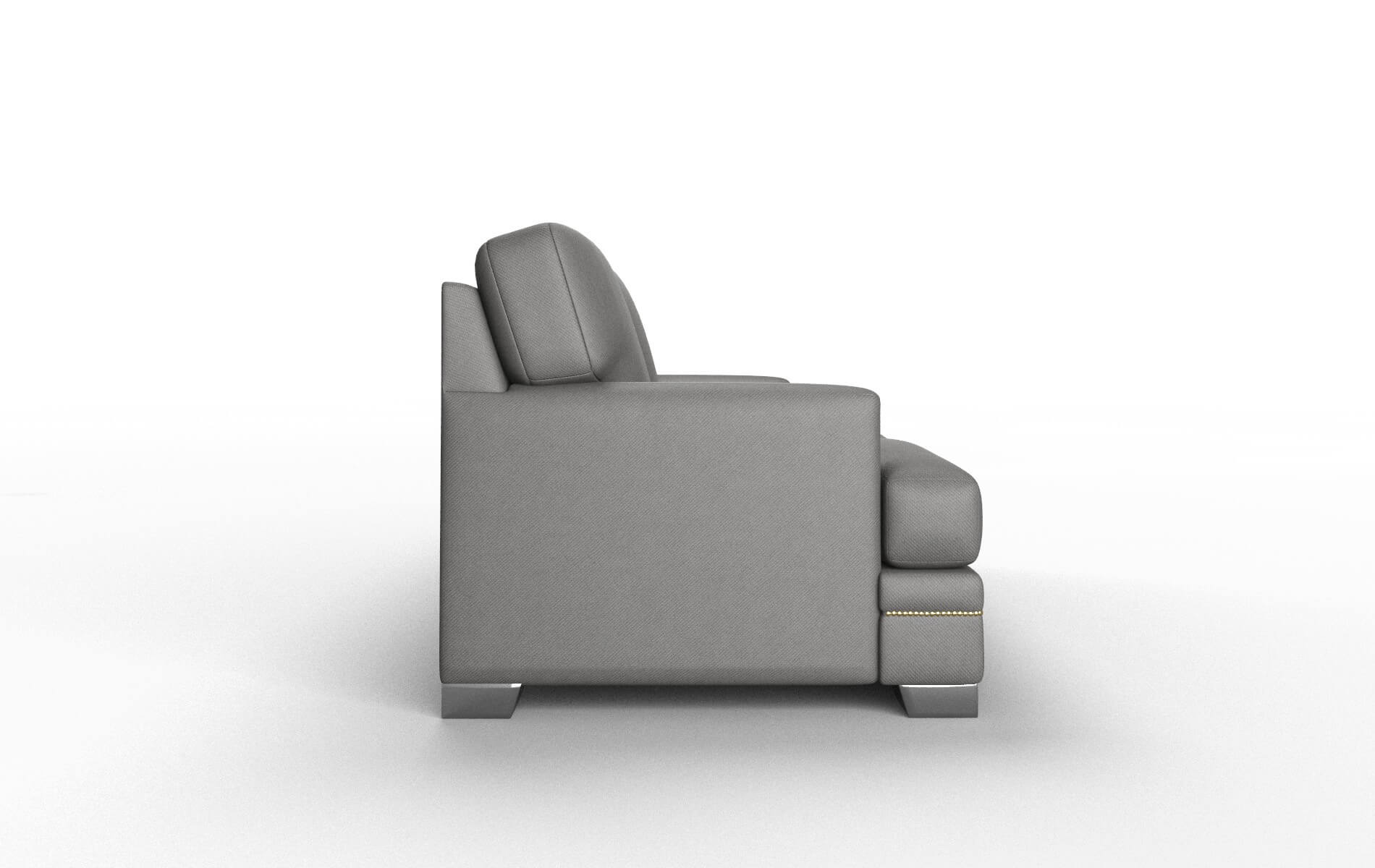 Barcelona Rocket Charcoal Sofa metal legs 3