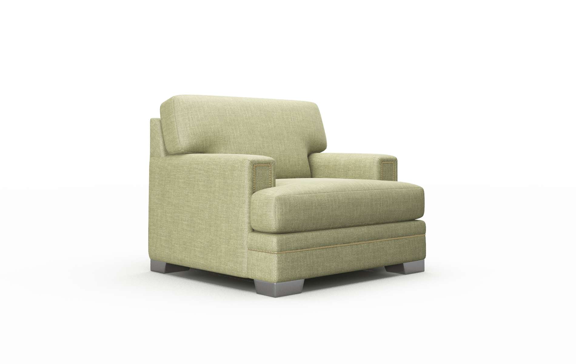 Barcelona Rocket Evergreen Chair metal legs 2
