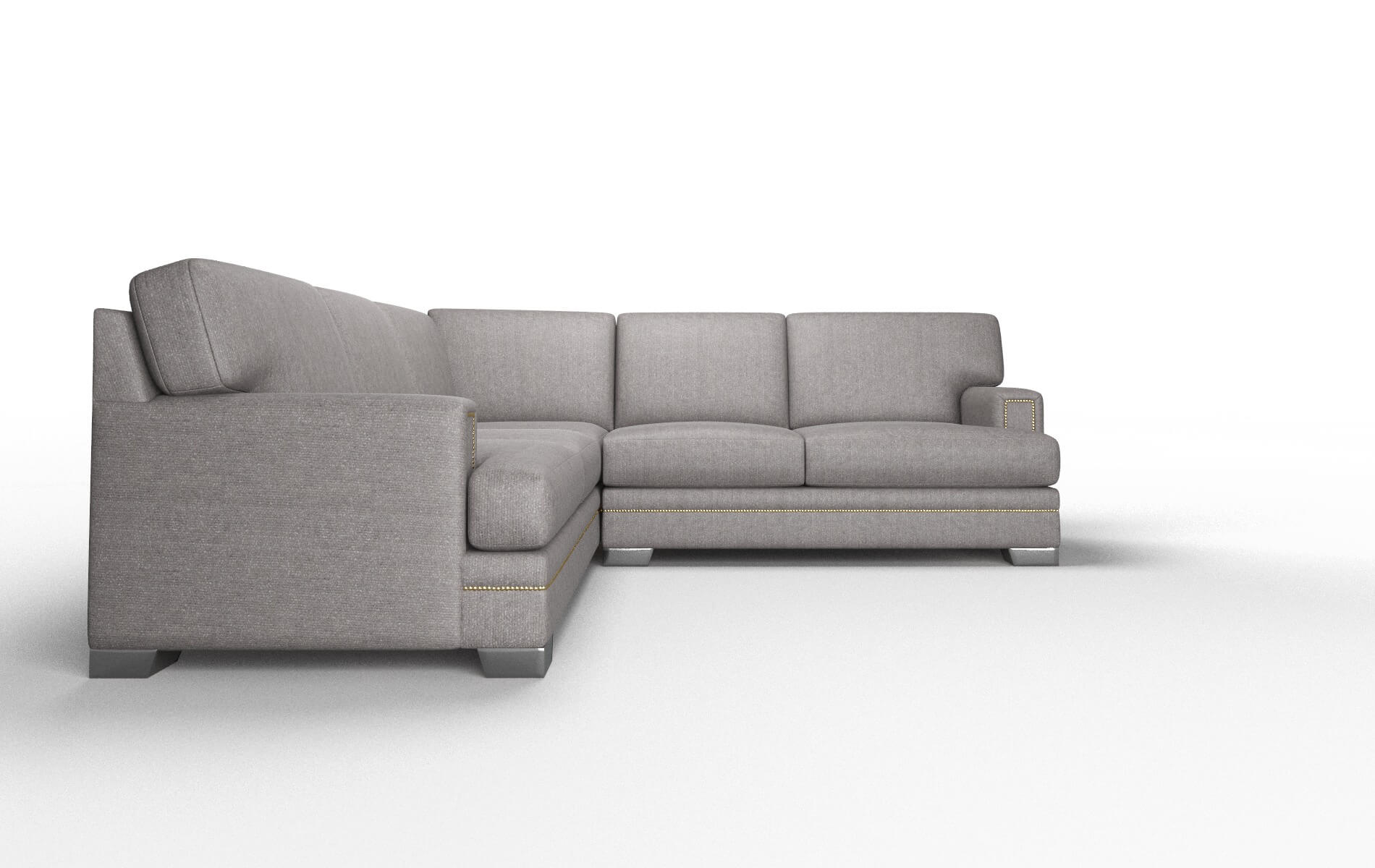 Barcelona Sasha Granite Sectional metal legs 2