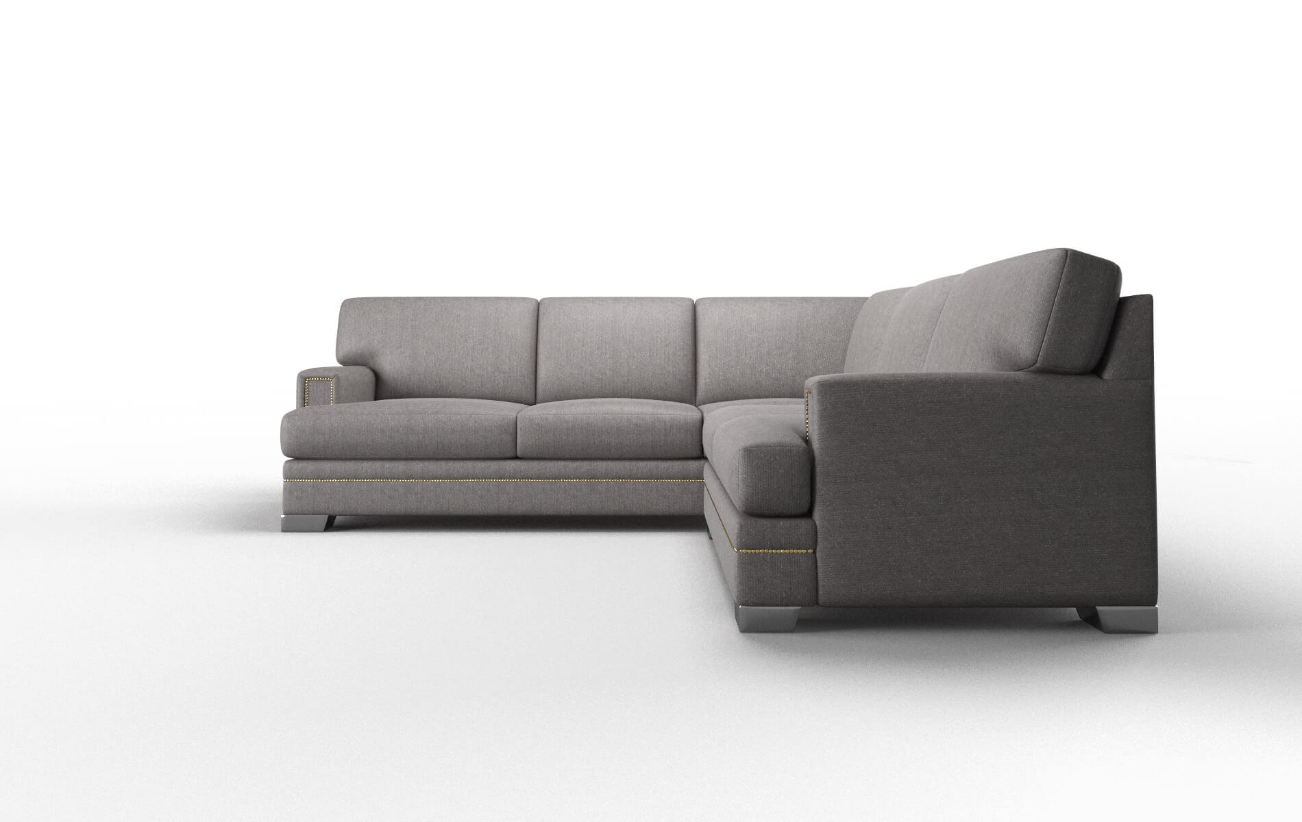 Barcelona Sasha Granite Sectional metal legs 5