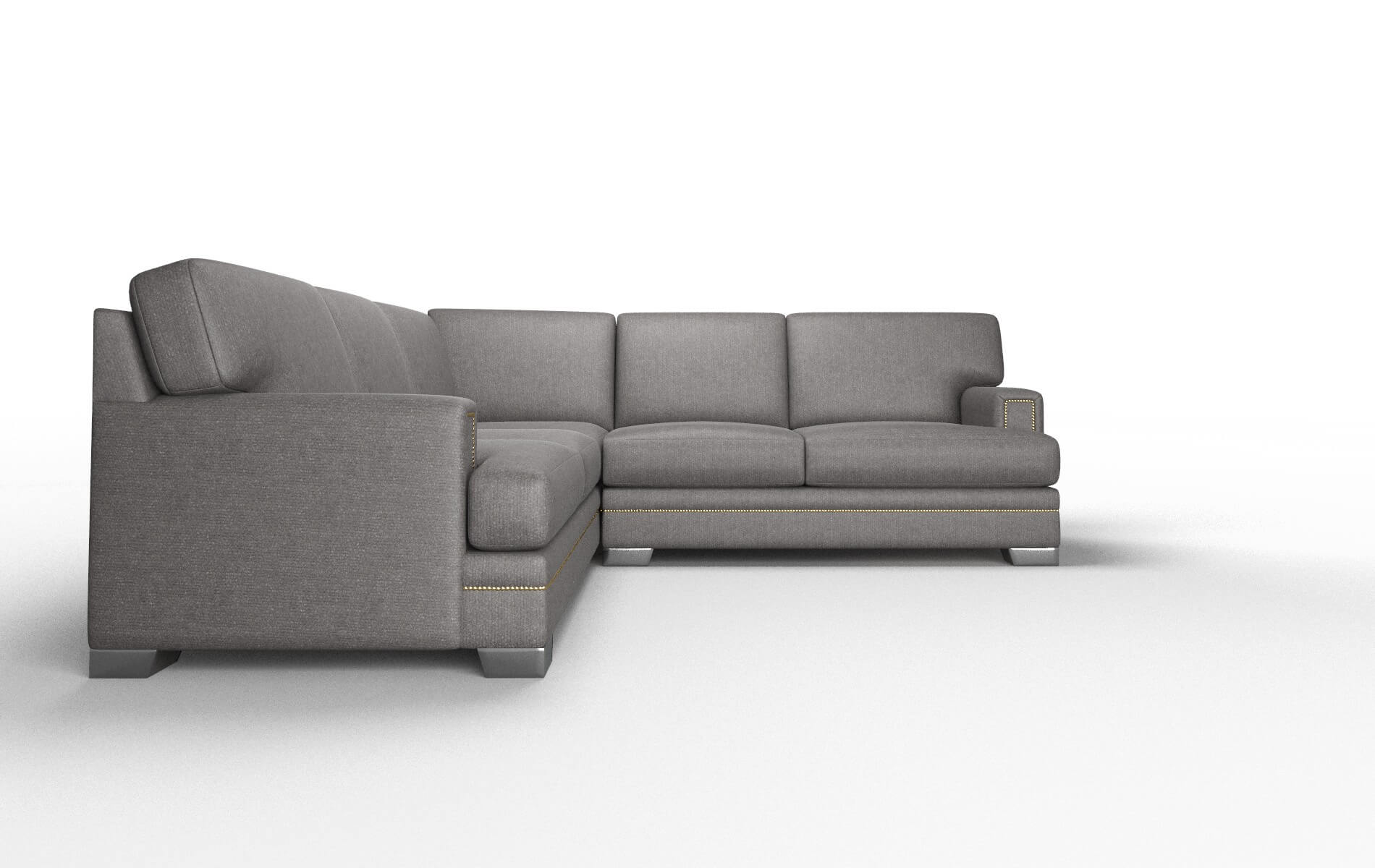 Barcelona Sasha Grey Sectional metal legs 2