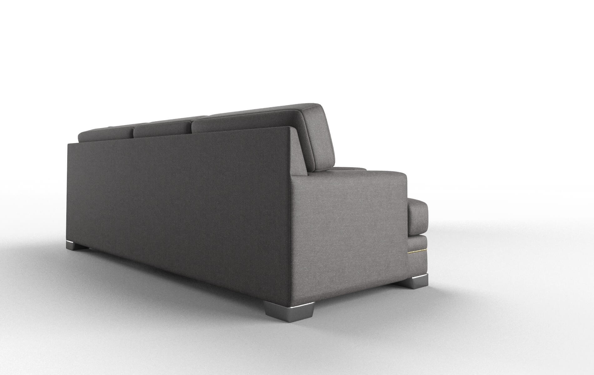 Barcelona Sasha Grey Sectional metal legs 3