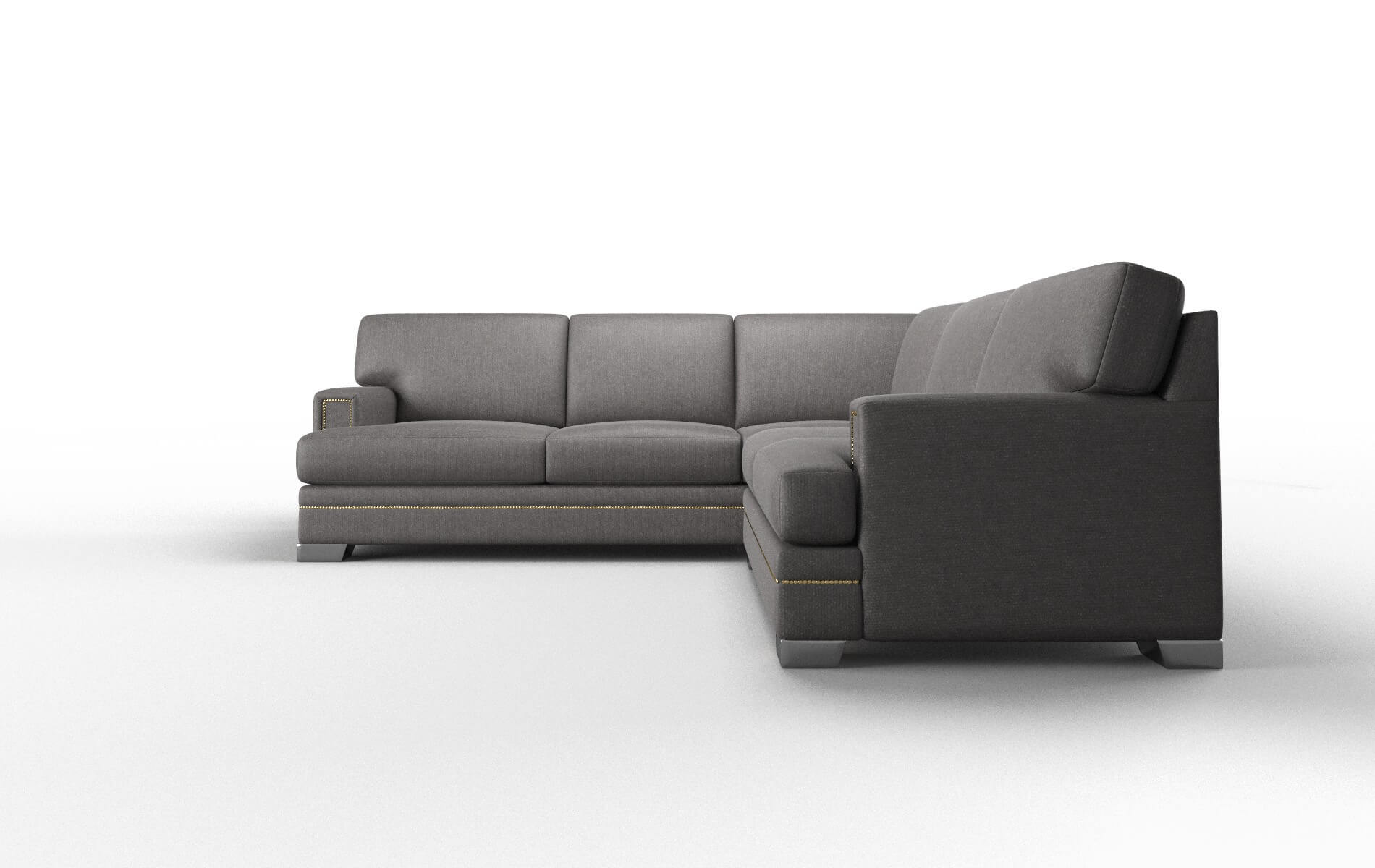 Barcelona Sasha Grey Sectional metal legs 5