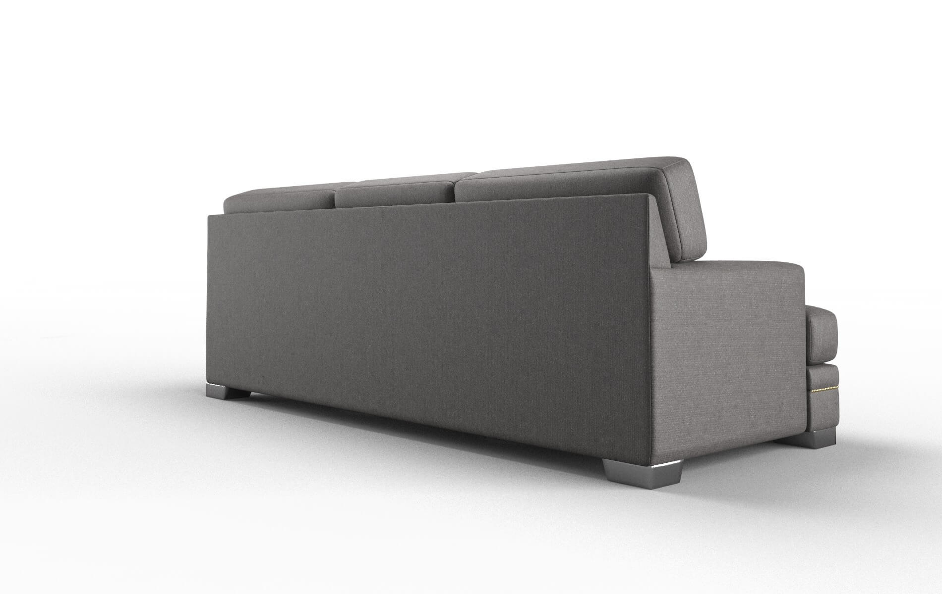 Barcelona Sasha Grey Sofa metal legs 5