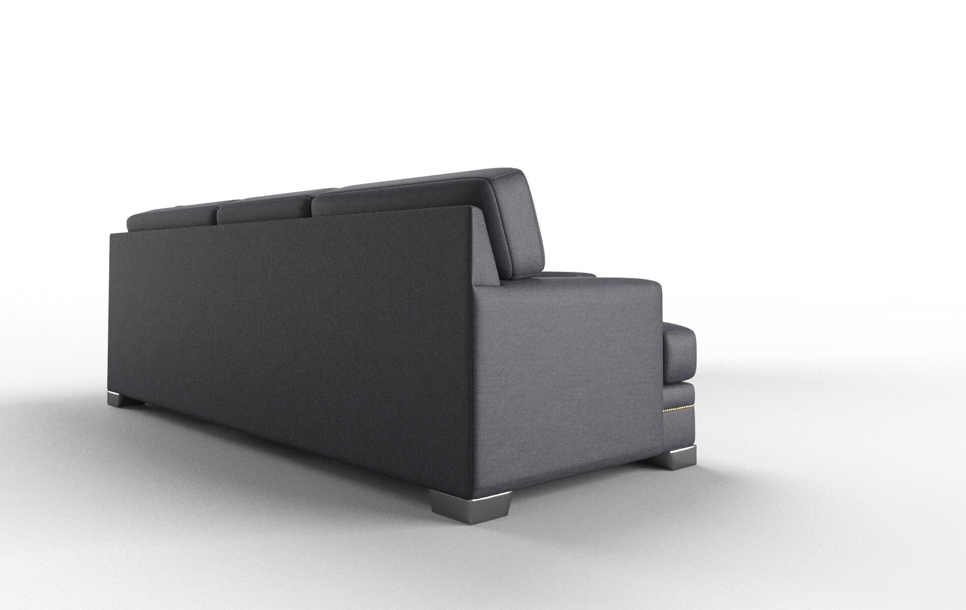 Barcelona Sasha Navy Sectional metal legs 3