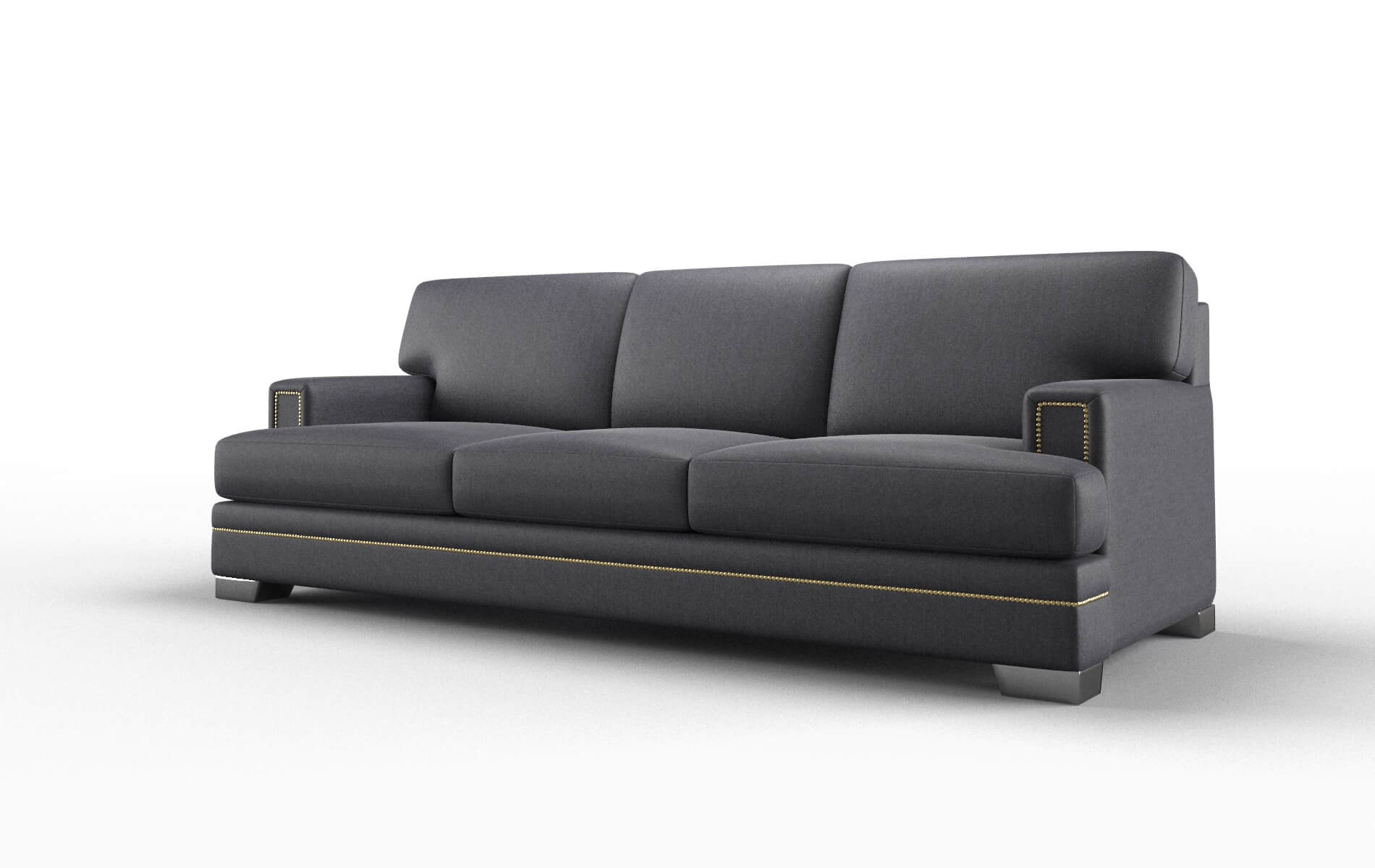 Barcelona Sasha navy Sofa Metal Legs  1