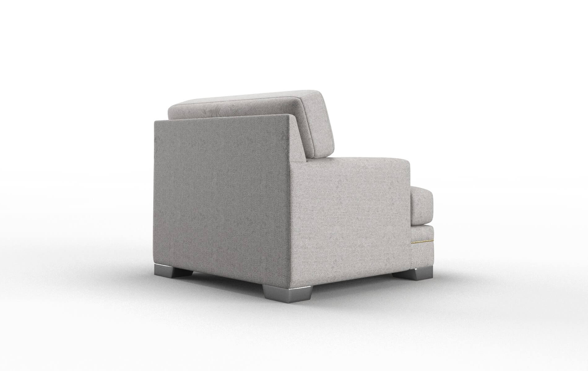 Barcelona Sasha Silver Chair metal legs 5