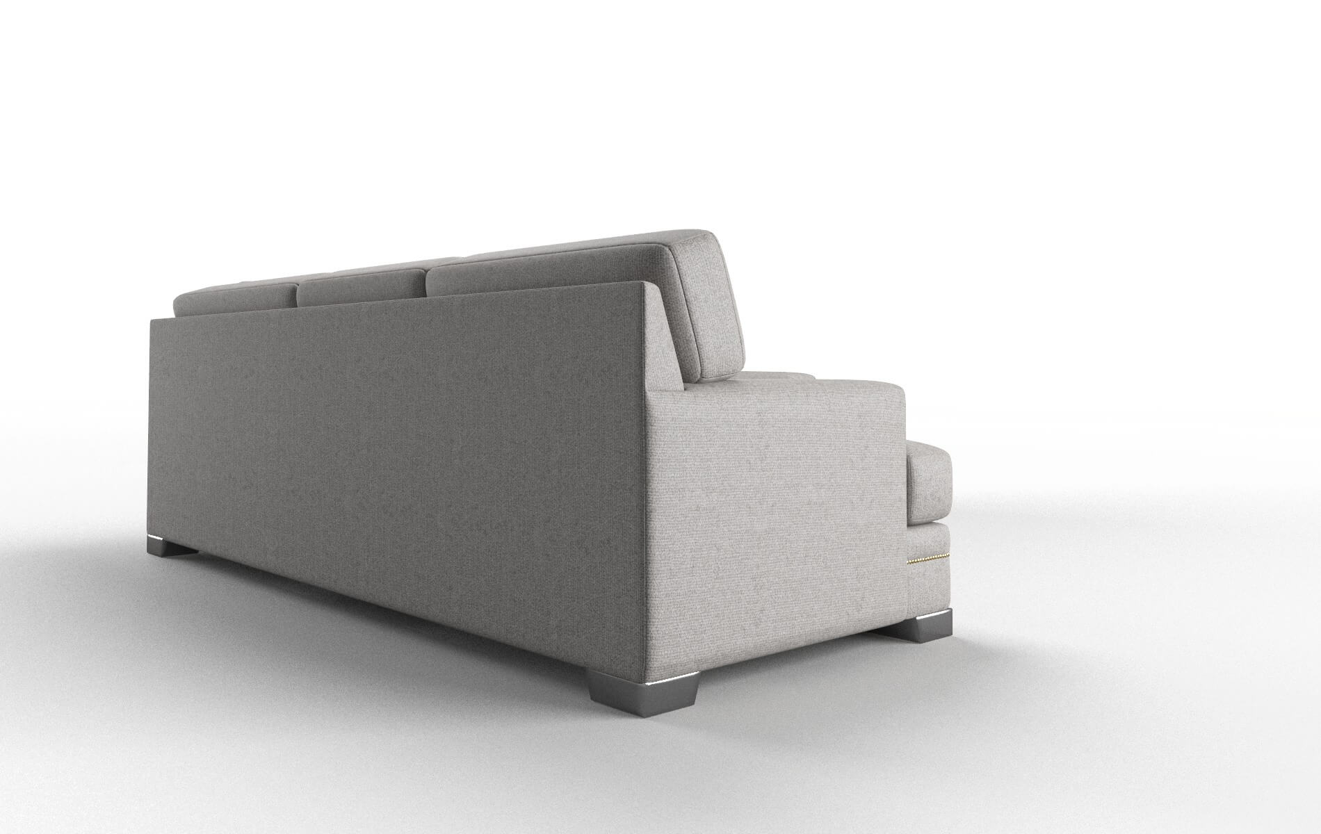 Barcelona Sasha Silver Sectional metal legs 3