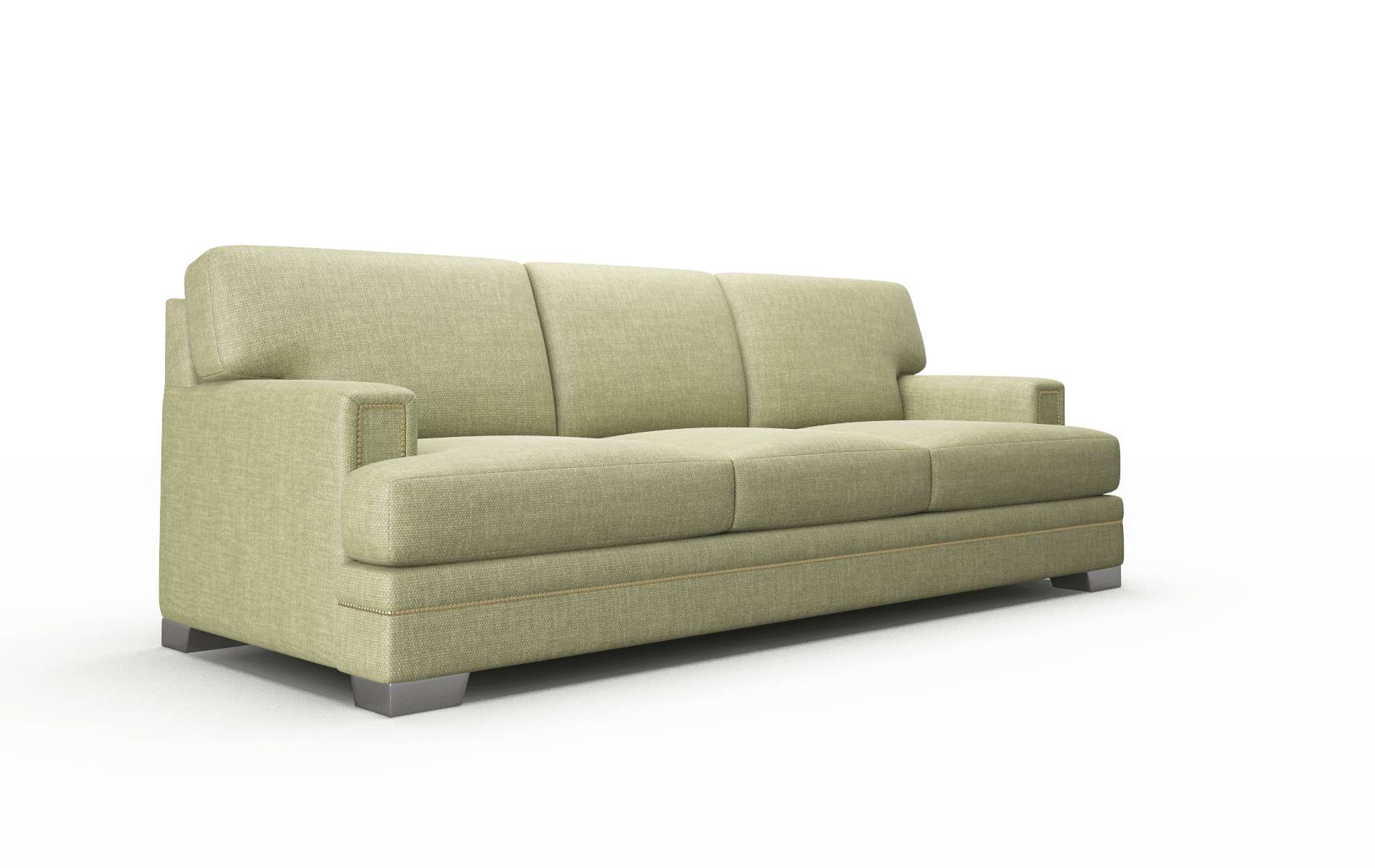 Barcelona Simplex Sour_apple Sofa metal legs 2