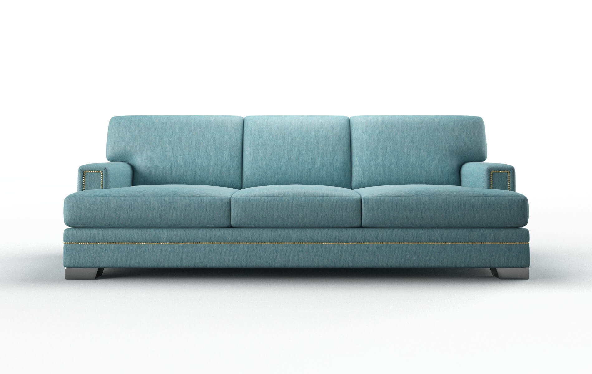 Barcelona Sorrento denim Sofa Metal Legs  1