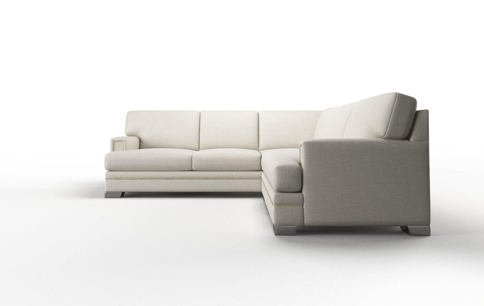 Barcelona Terrain Natural Sectional metal legs 5