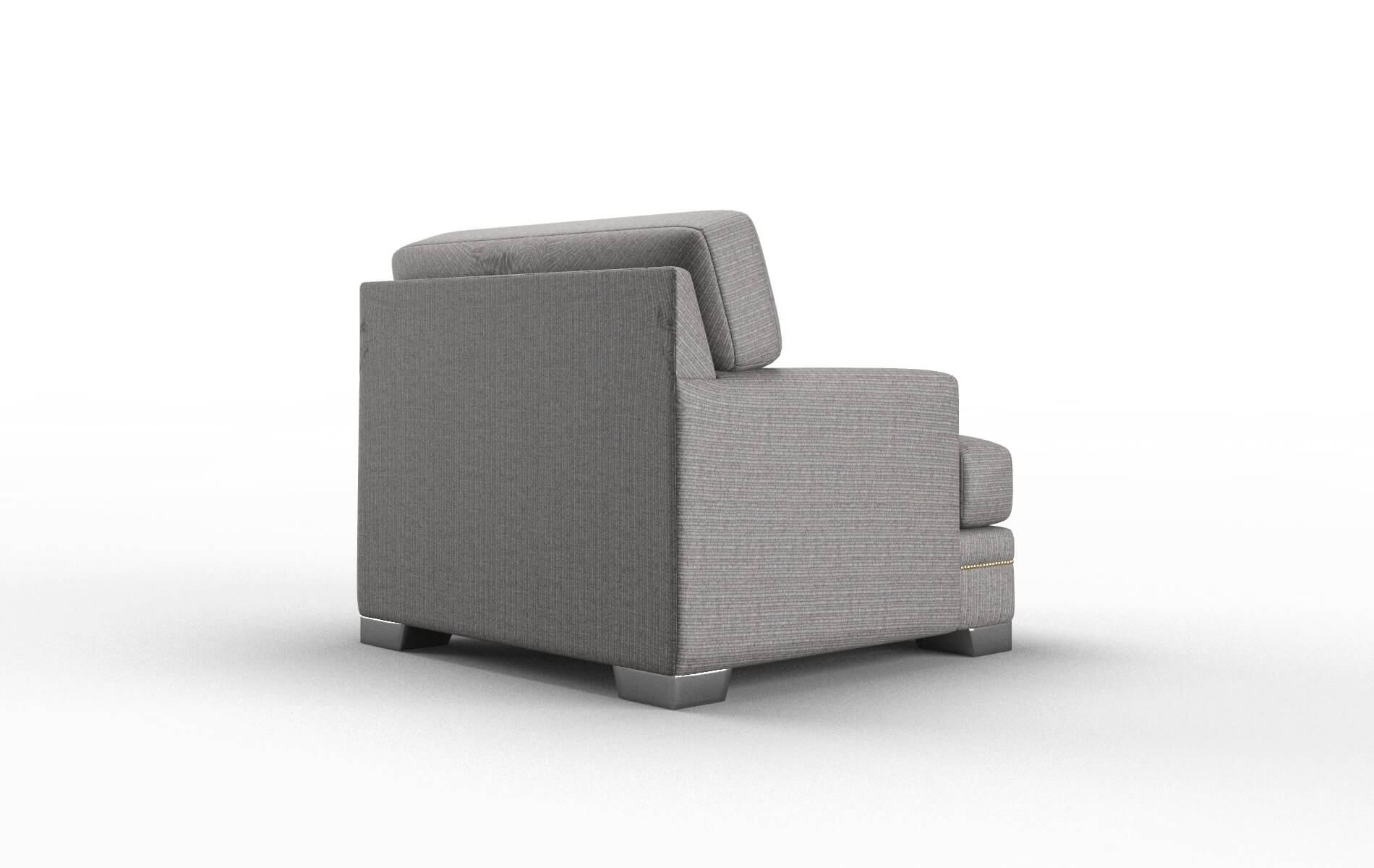 Barcelona Terrain Oatmeal Chair metal legs 5