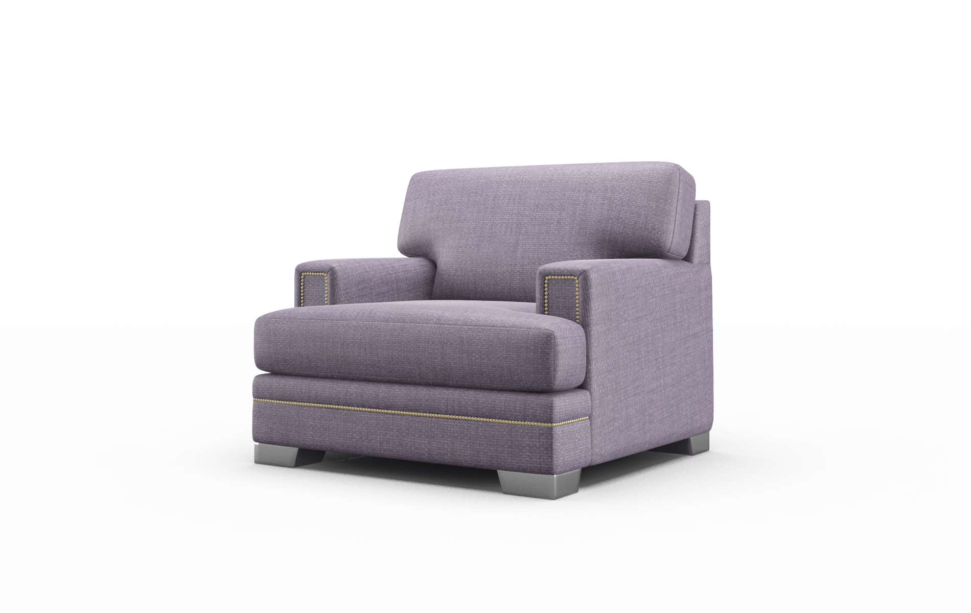 Barcelona Tess Blackberry Chair metal legs 4