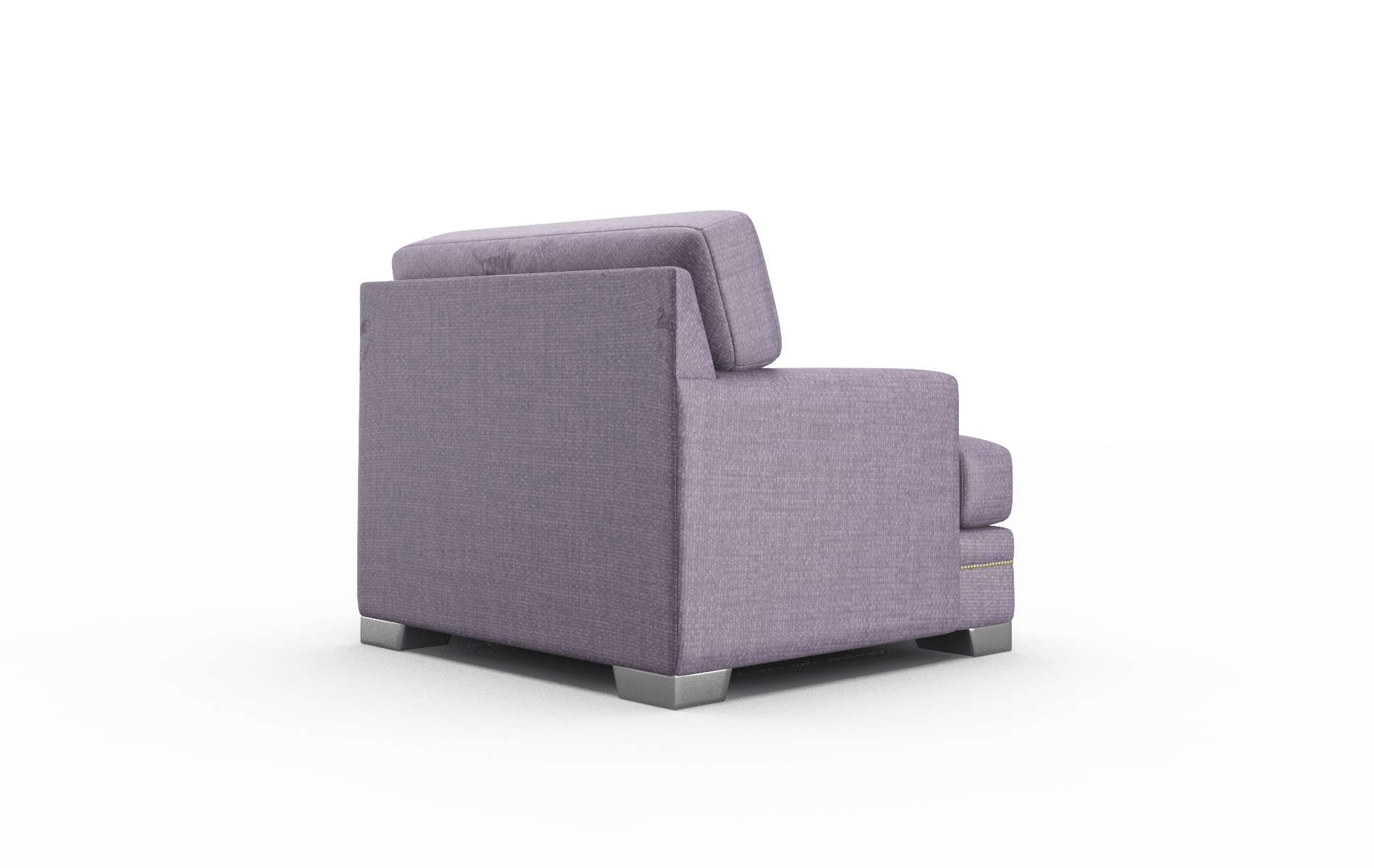 Barcelona Tess Blackberry Chair metal legs 5