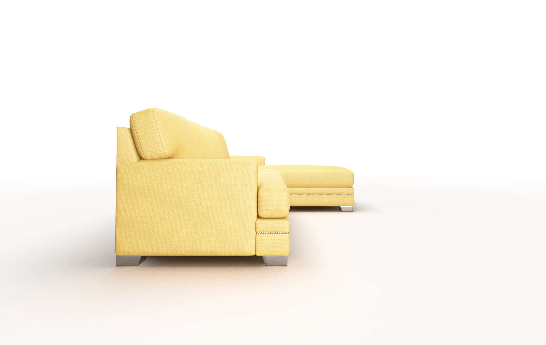 Barcelona Tess Turmeric Panel metal legs 3