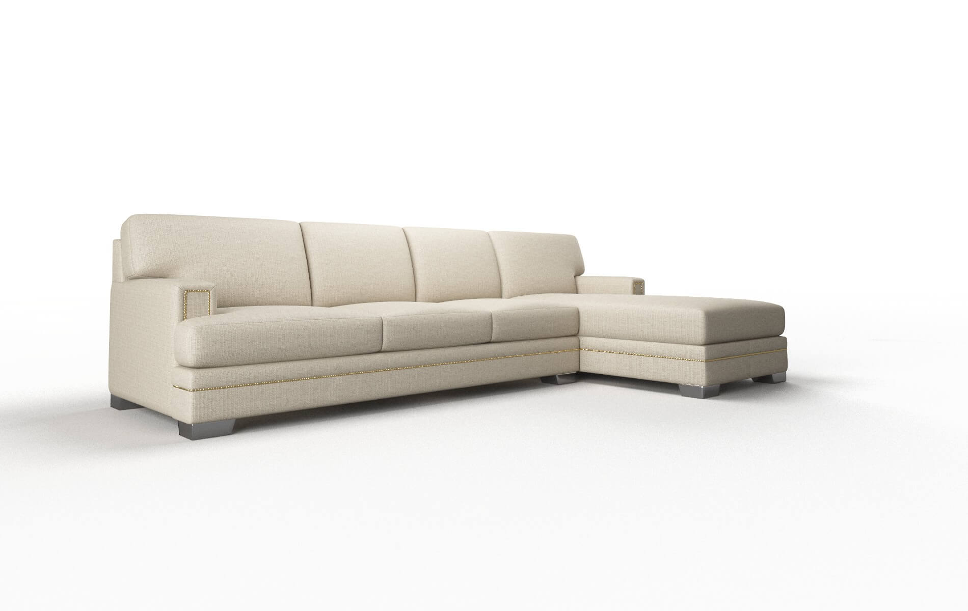 Barcelona Urban_d Silver Panel metal legs 2