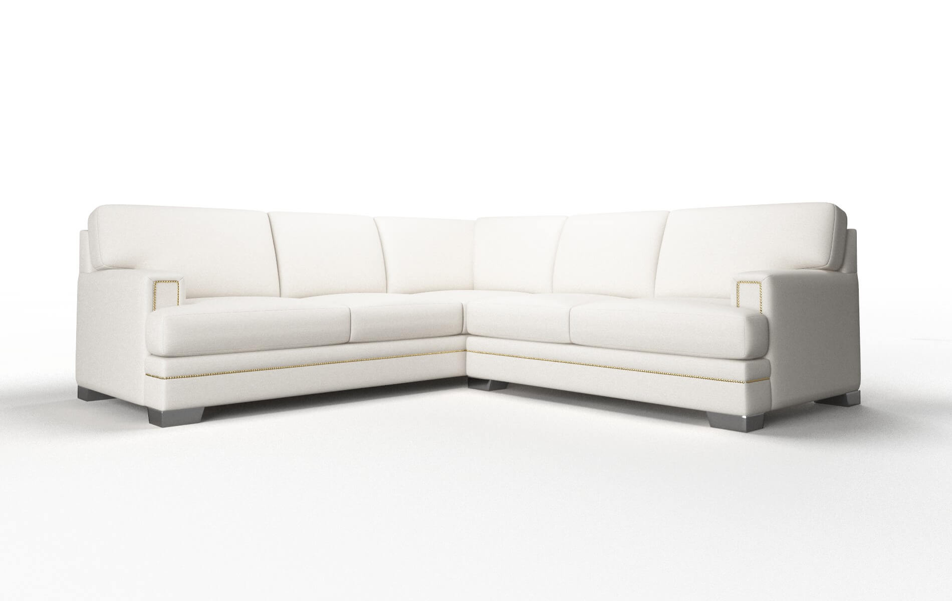 Barcelona Venice eggshell Sectional Metal Legs  1