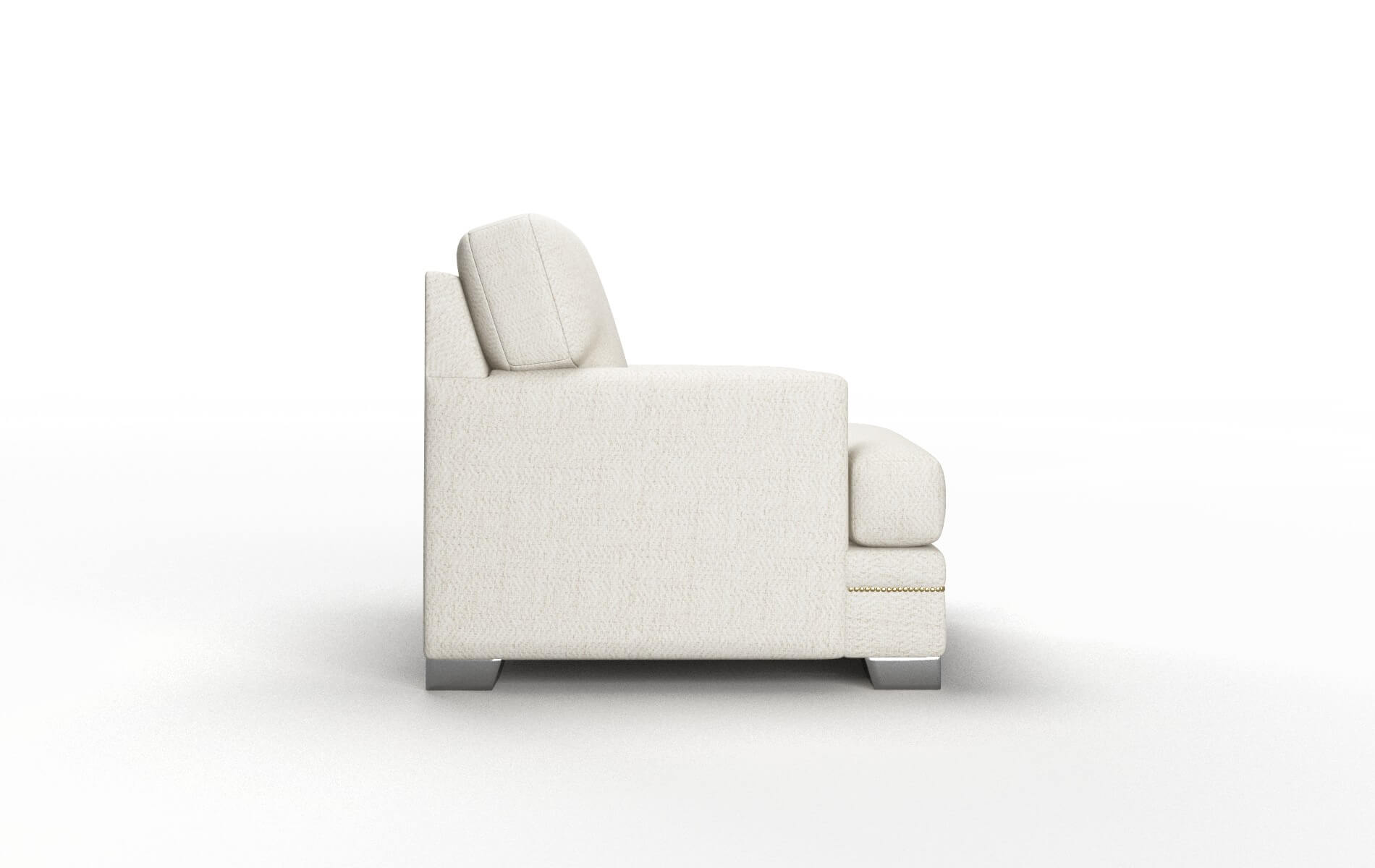 Barcelona Venus Cream Chair metal legs 3