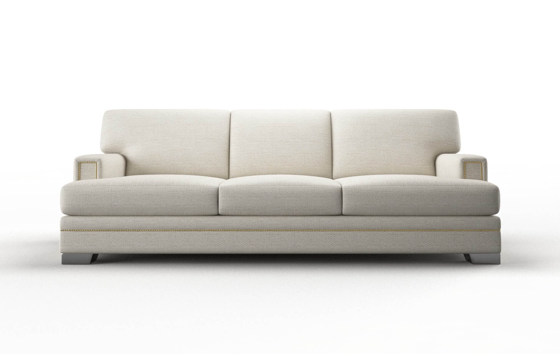 Barcelona Venus Cream Sofa metal legs 1