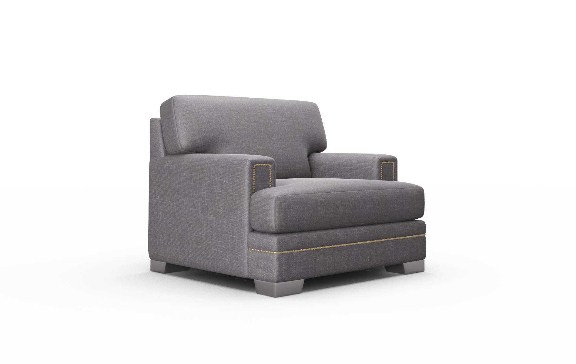 Barcelona Venus Onyx Chair metal legs 2