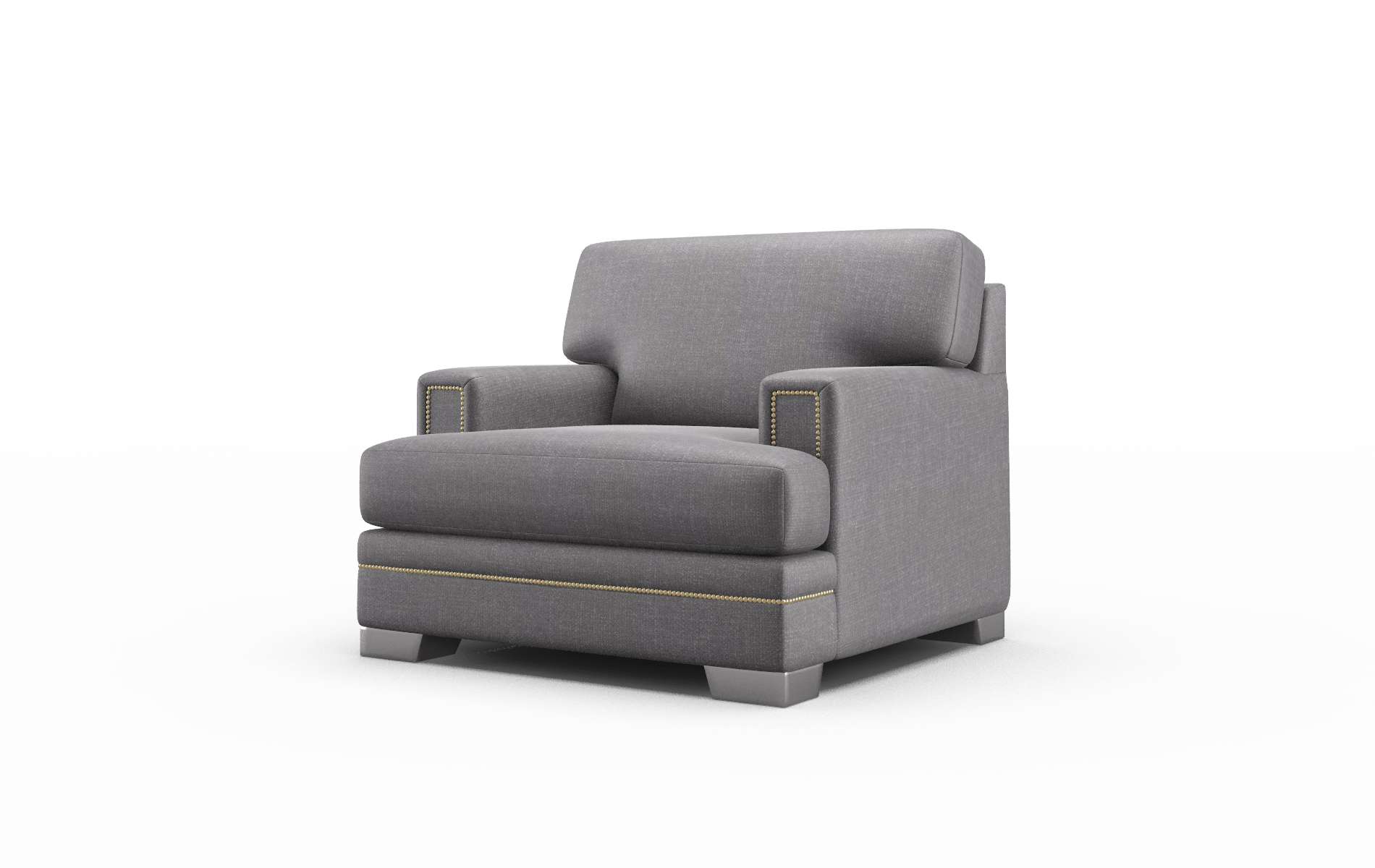 Barcelona Venus Onyx Chair metal legs 4