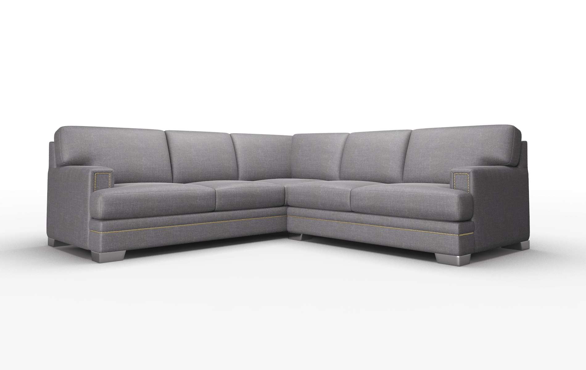 Barcelona Venus Onyx Sectional metal legs 1