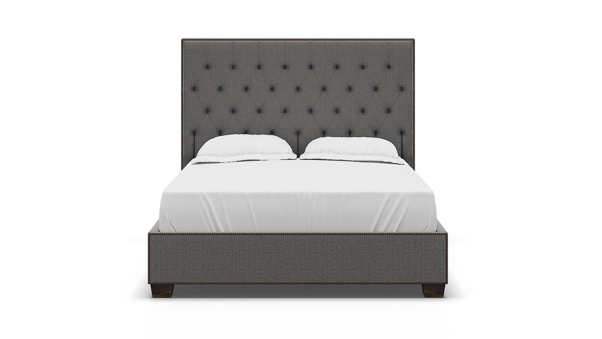 Bellezza Avenger Zinc Bed espresso legs 1