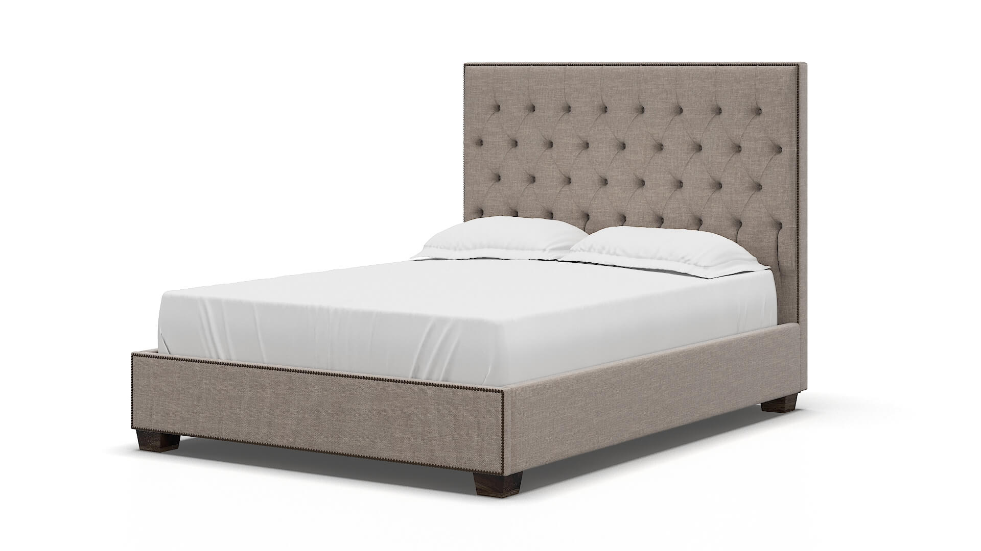 Bellezza Clyde Dolphin Bed espresso legs 5